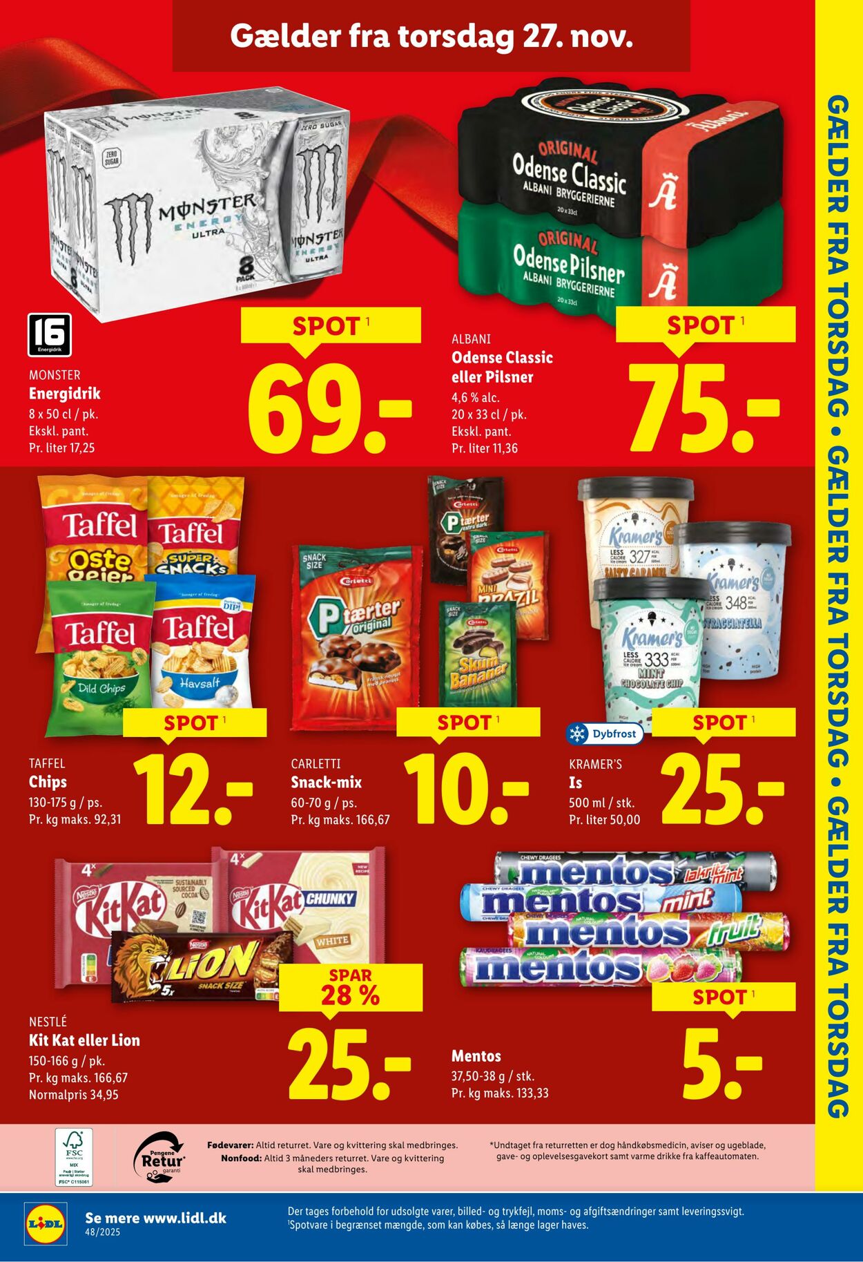 Tilbud Lidl 22.11.2025 - 29.11.2025