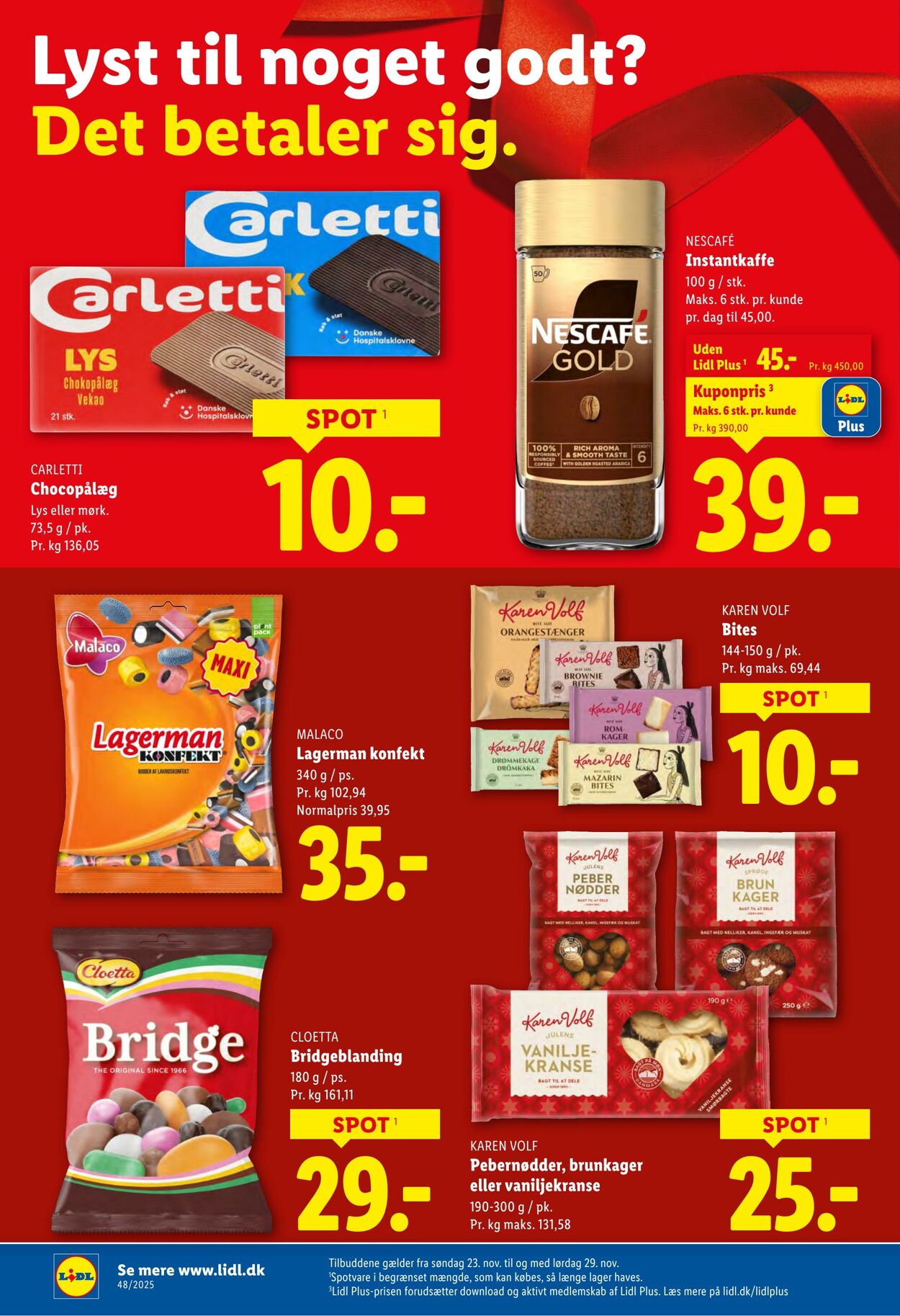 Tilbud Lidl 22.11.2025 - 29.11.2025