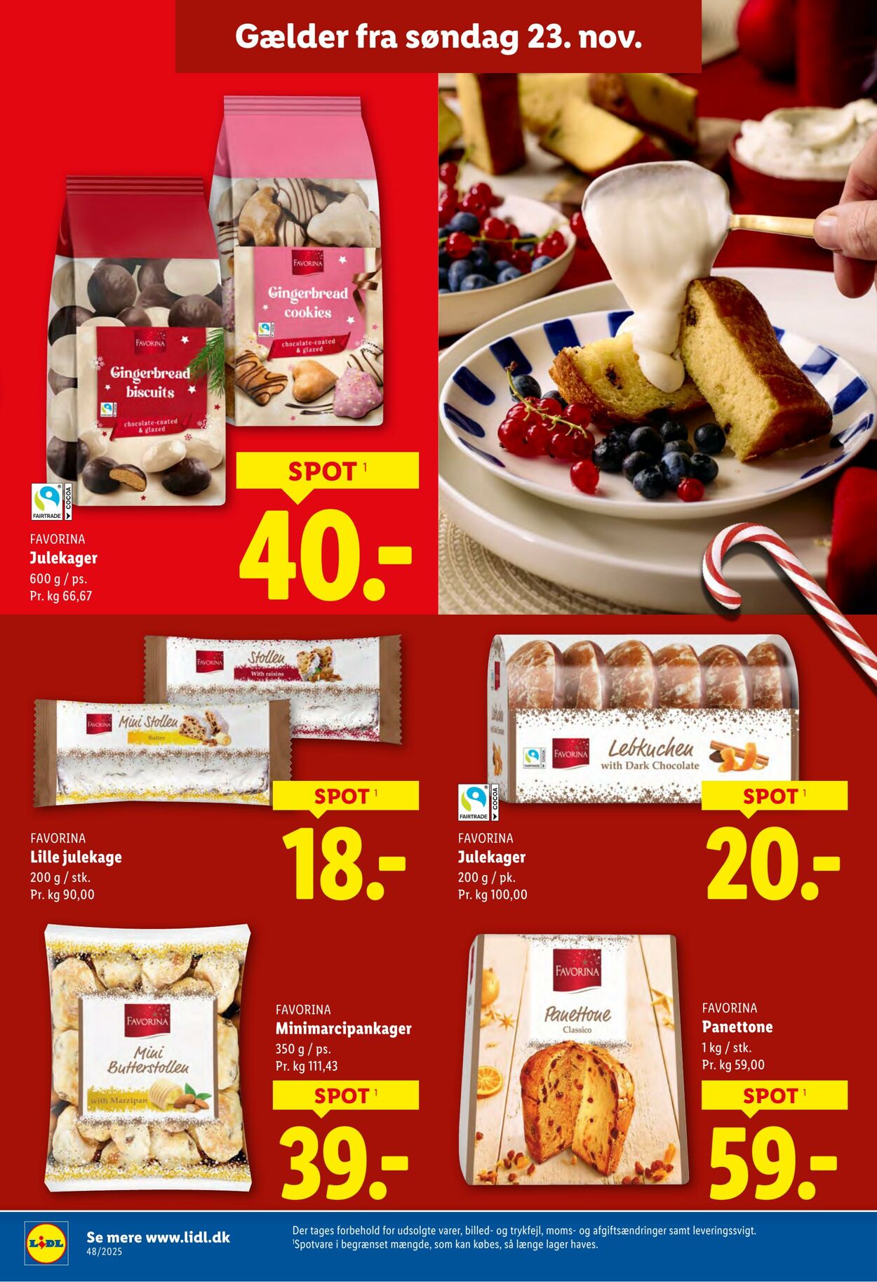 Tilbud Lidl 22.11.2025 - 29.11.2025