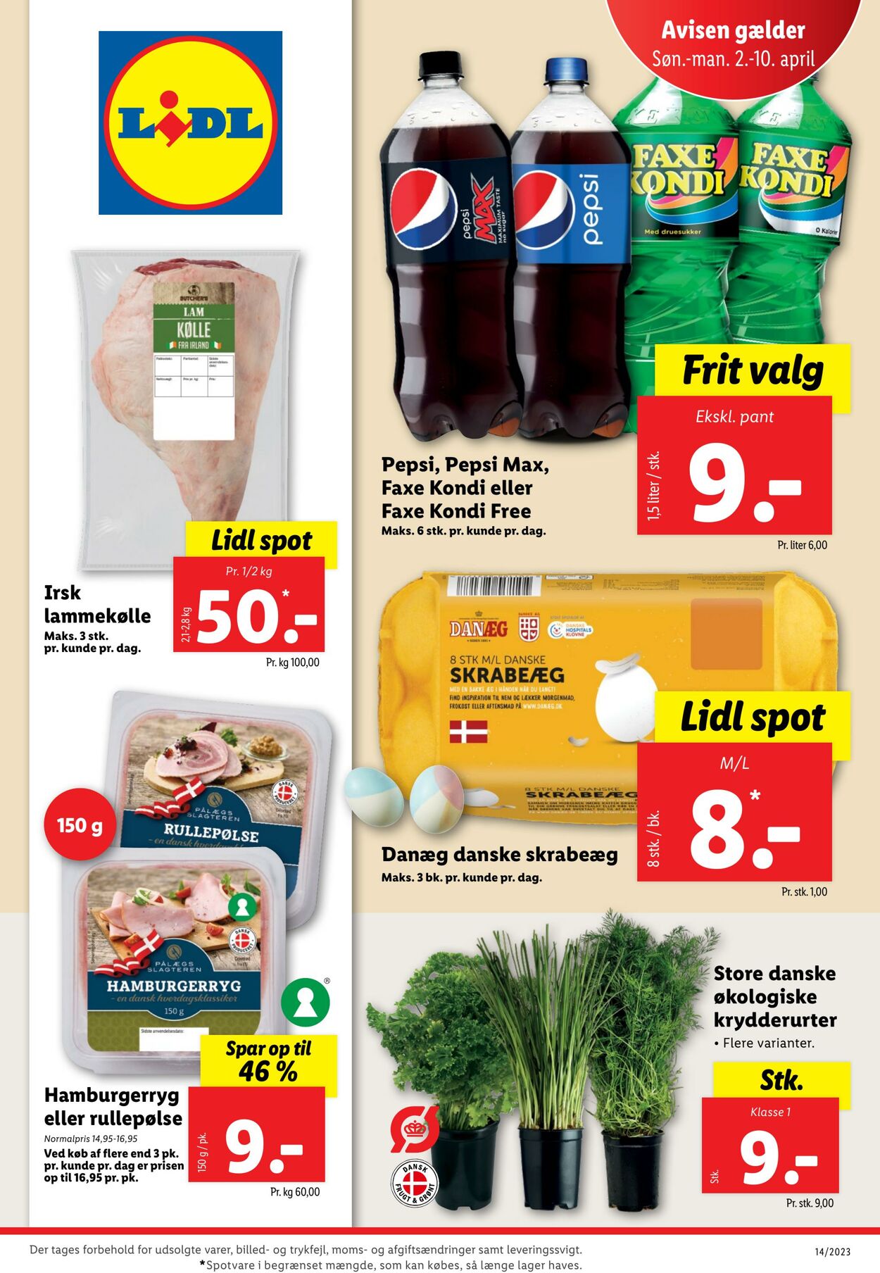 Tilbud Lidl 01.04.2023 - 10.04.2023