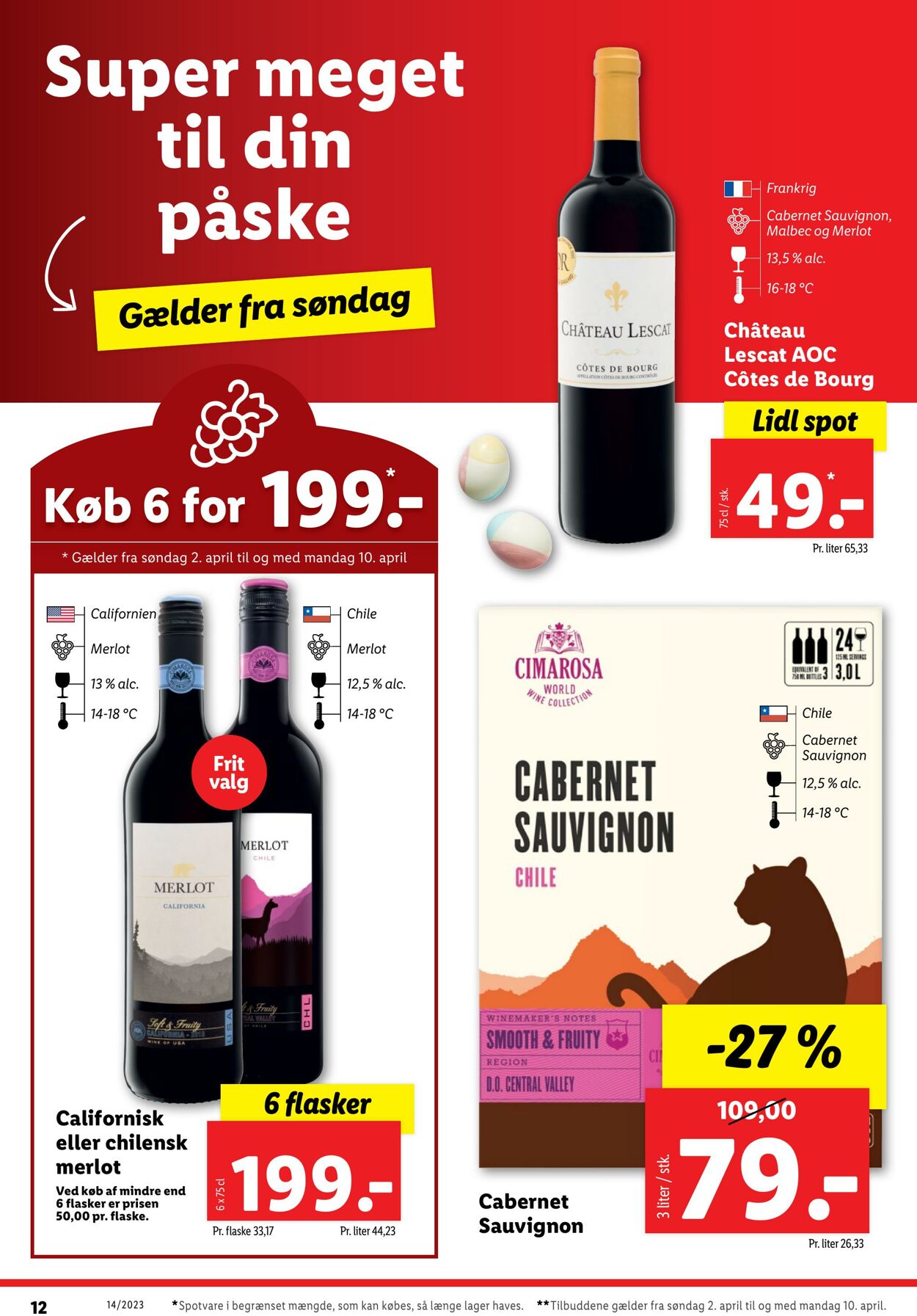 Tilbud Lidl 01.04.2023 - 10.04.2023