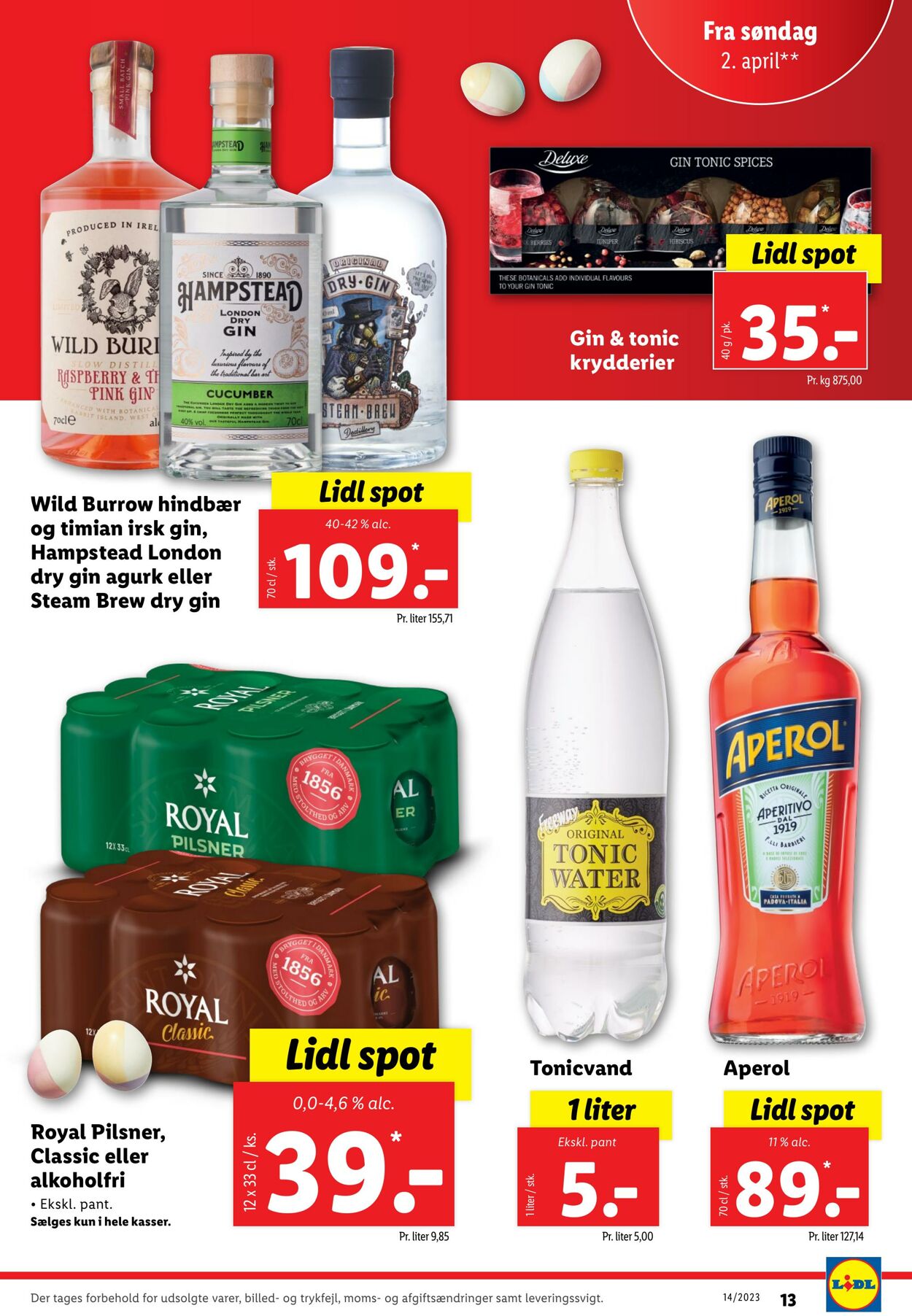 Tilbud Lidl 01.04.2023 - 10.04.2023