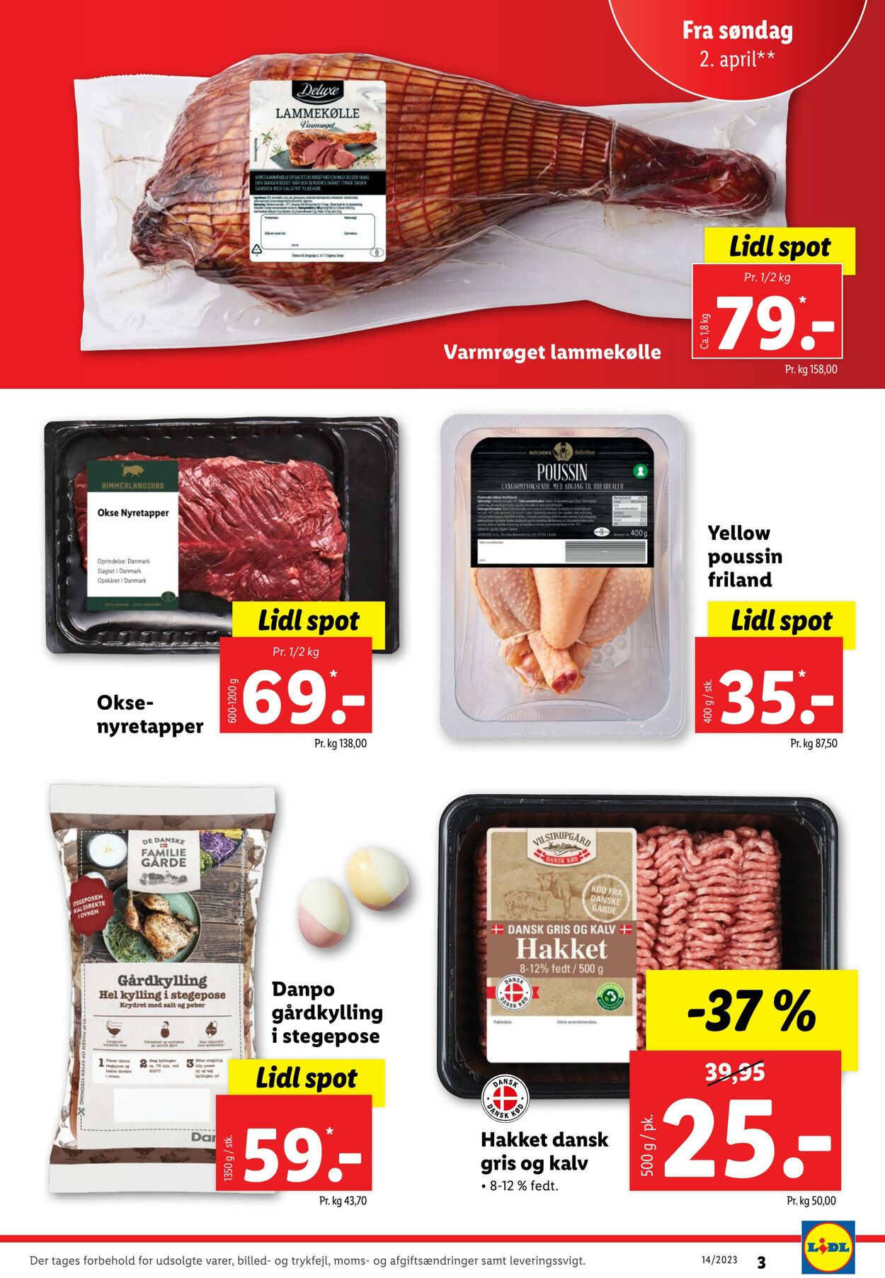 Tilbud Lidl 01.04.2023 - 10.04.2023