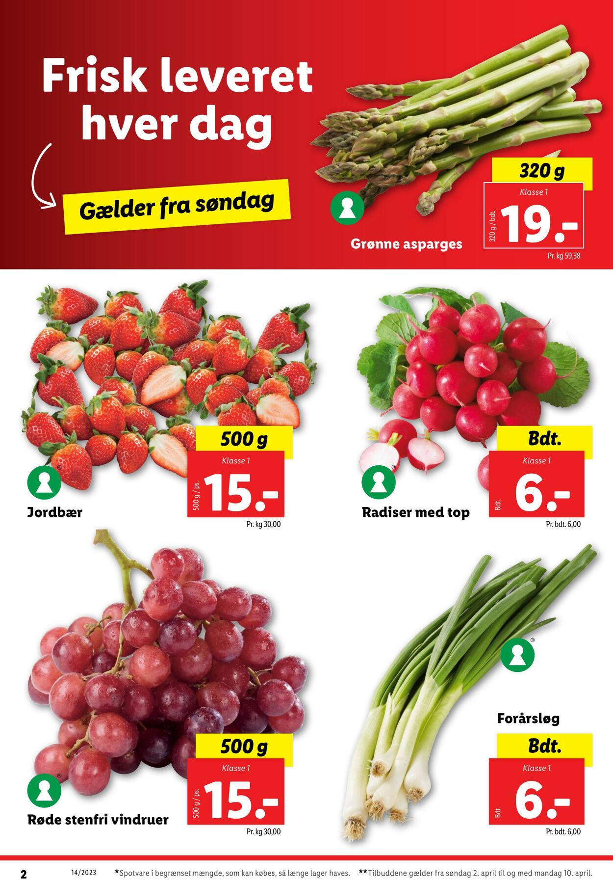 Tilbud Lidl 01.04.2023 - 10.04.2023