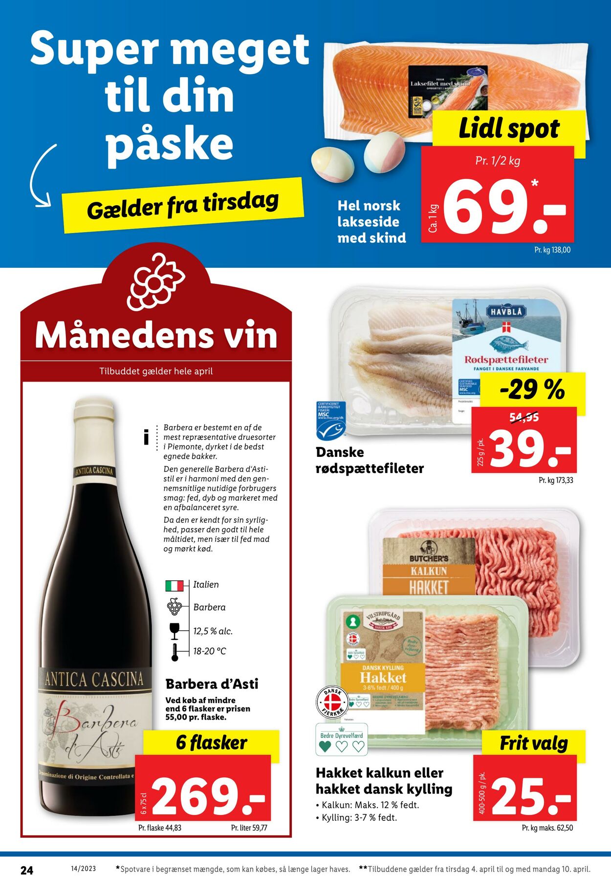 Tilbud Lidl 01.04.2023 - 10.04.2023