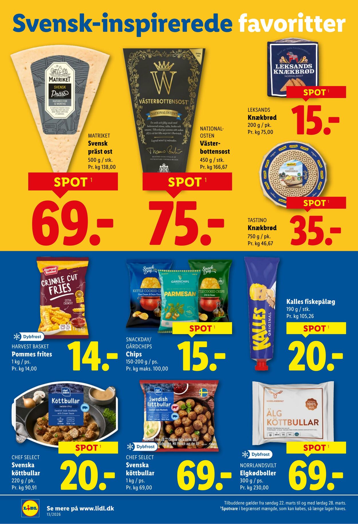 Tilbud Lidl 21.03.2026 - 28.03.2026