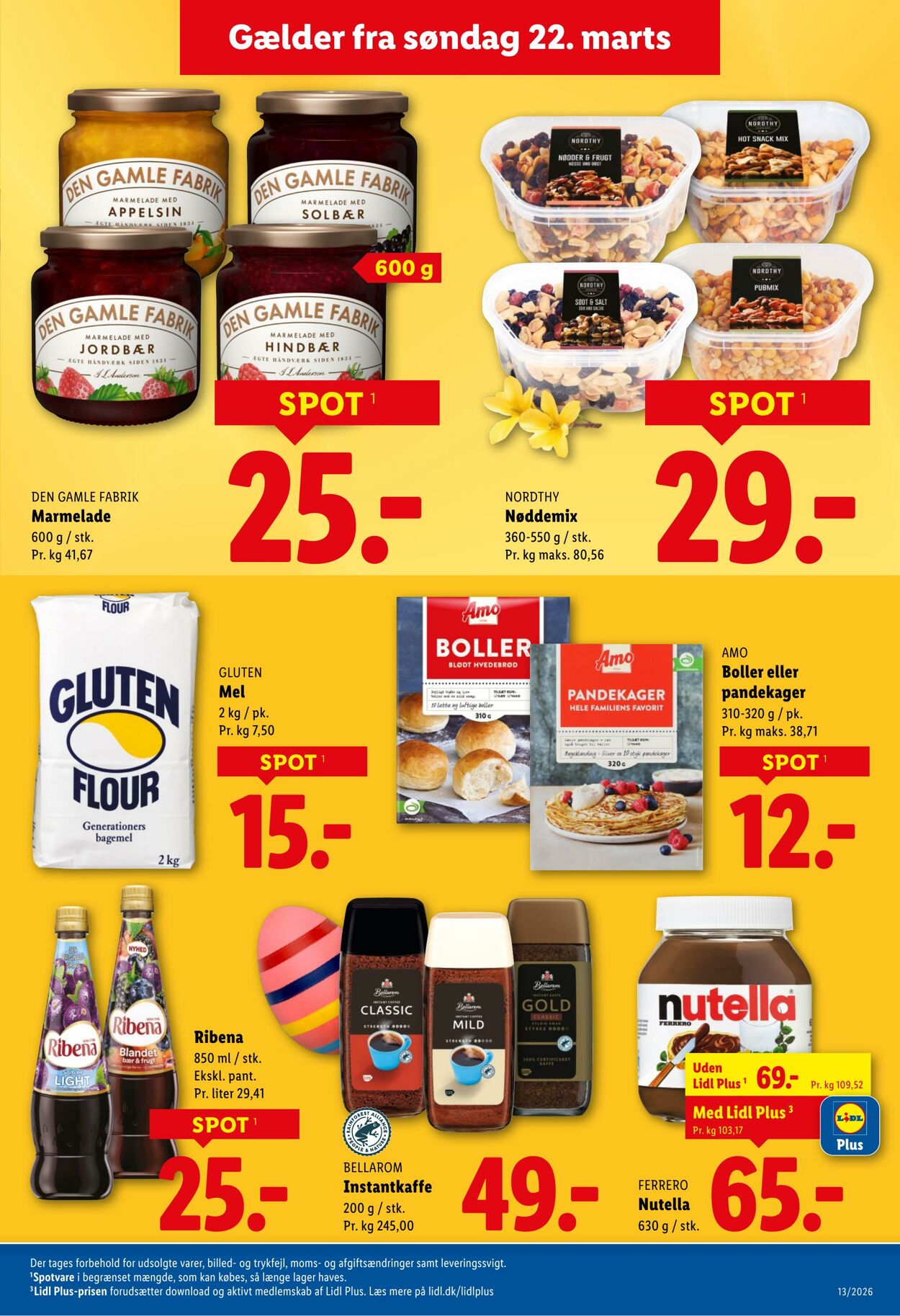 Tilbud Lidl 21.03.2026 - 28.03.2026