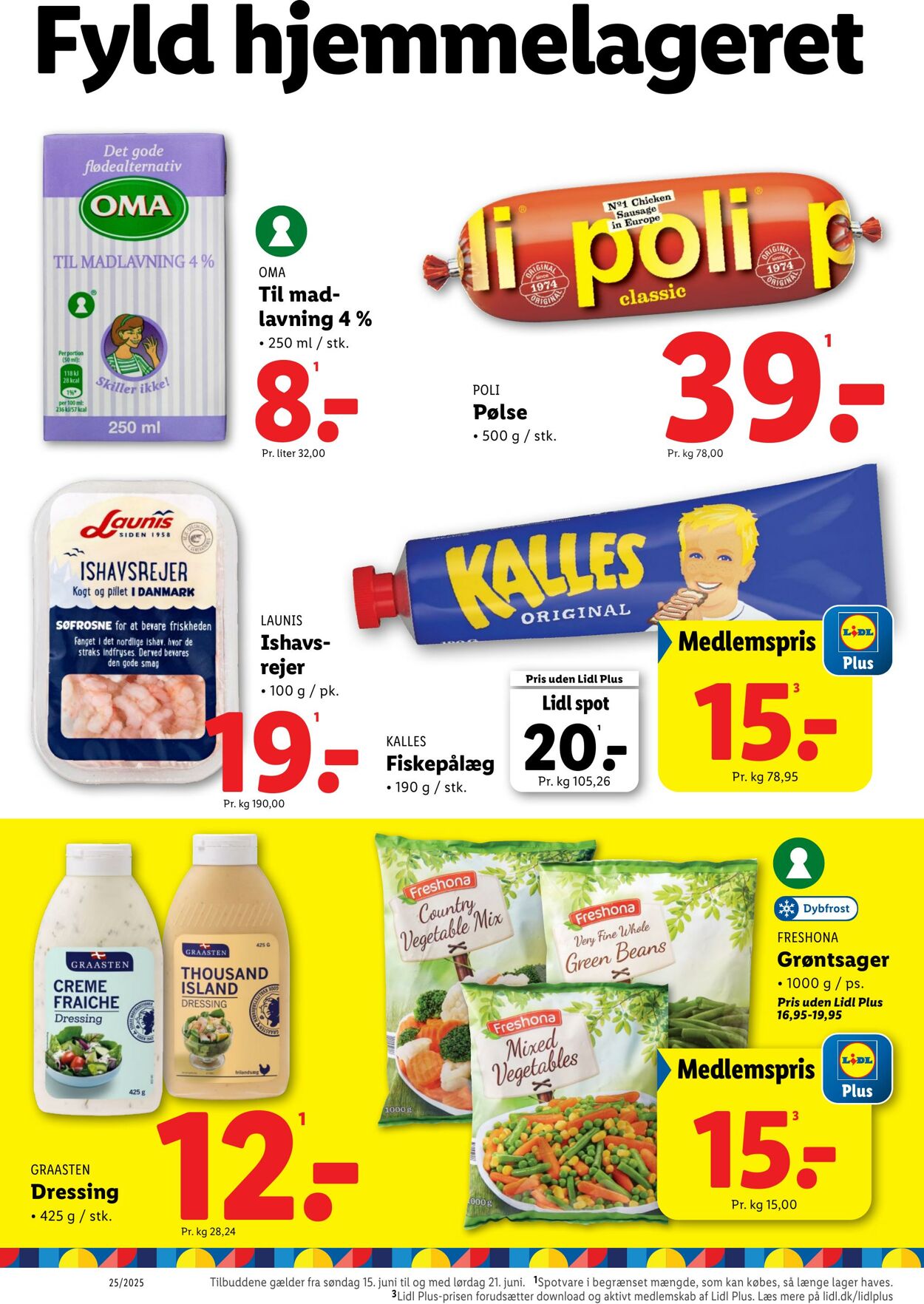 Tilbud Lidl 14.06.2025 - 21.06.2025