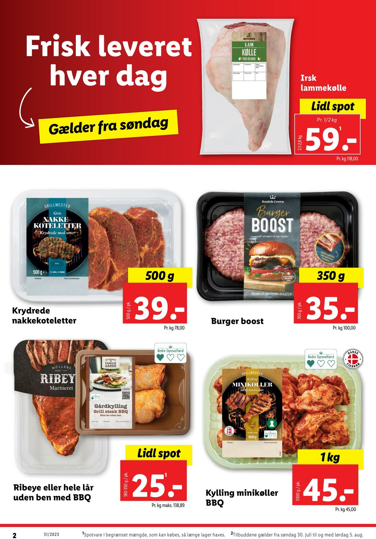 Tilbud Lidl 29.07.2023 - 05.08.2023