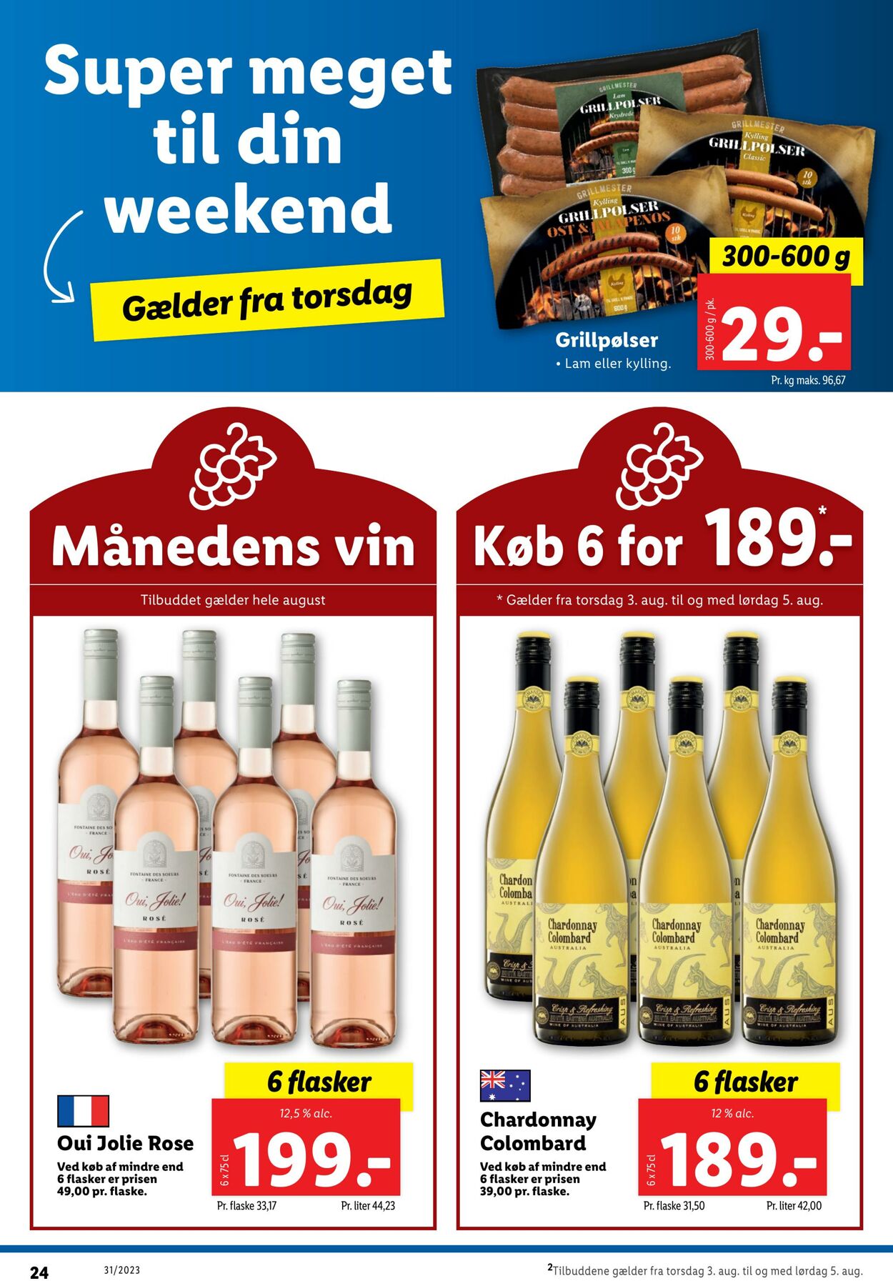 Tilbud Lidl 29.07.2023 - 05.08.2023