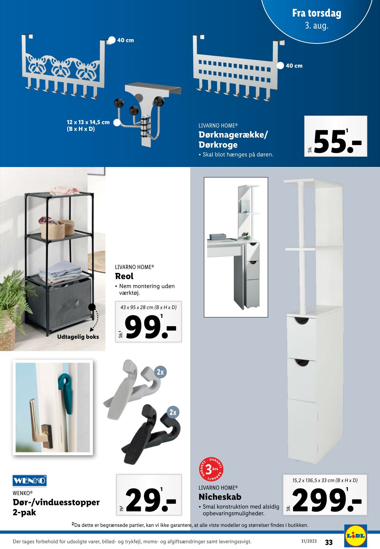 Tilbud Lidl 29.07.2023 - 05.08.2023