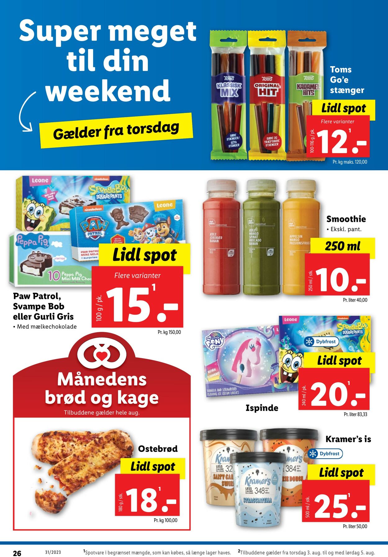 Tilbud Lidl 29.07.2023 - 05.08.2023