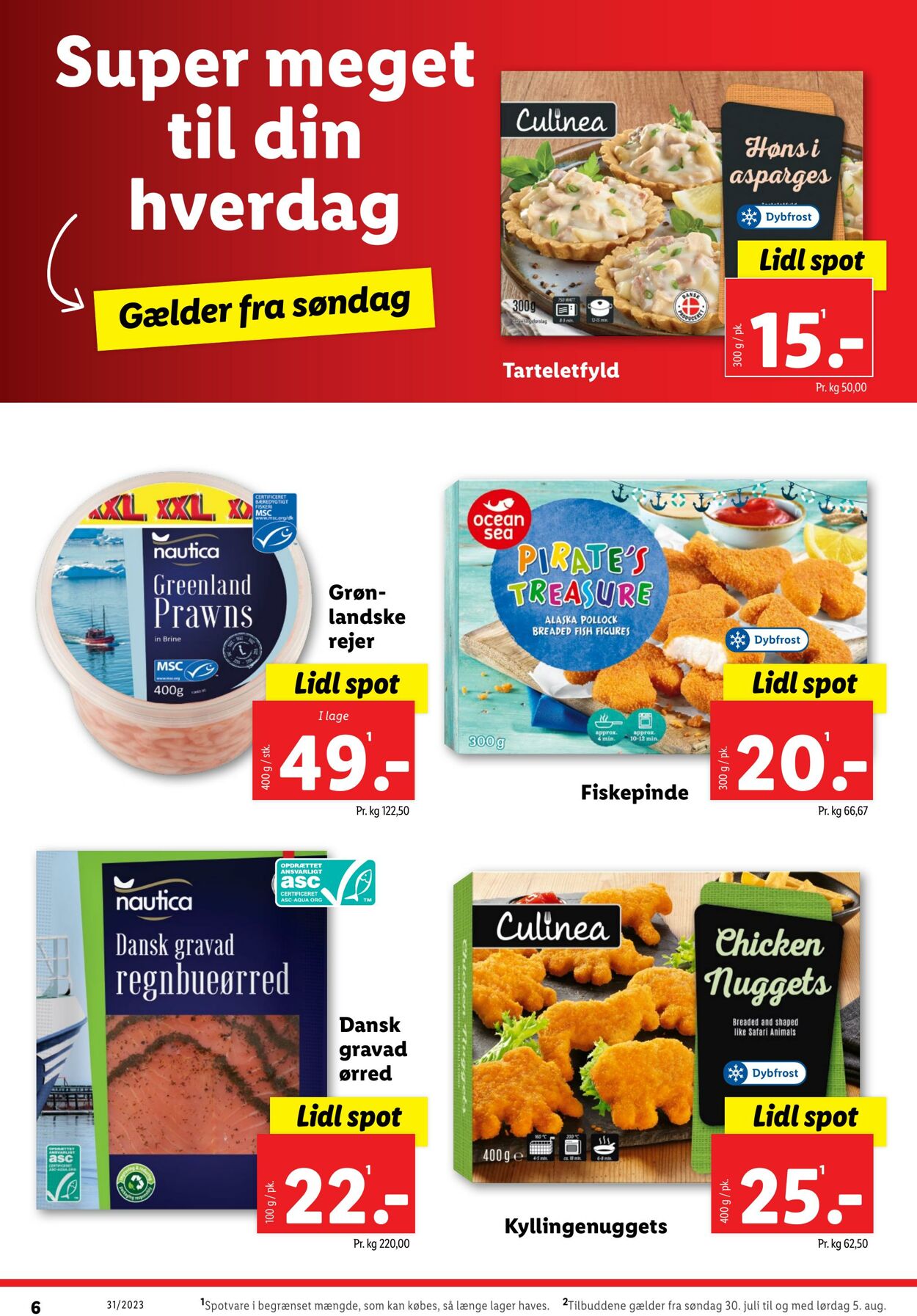 Tilbud Lidl 29.07.2023 - 05.08.2023