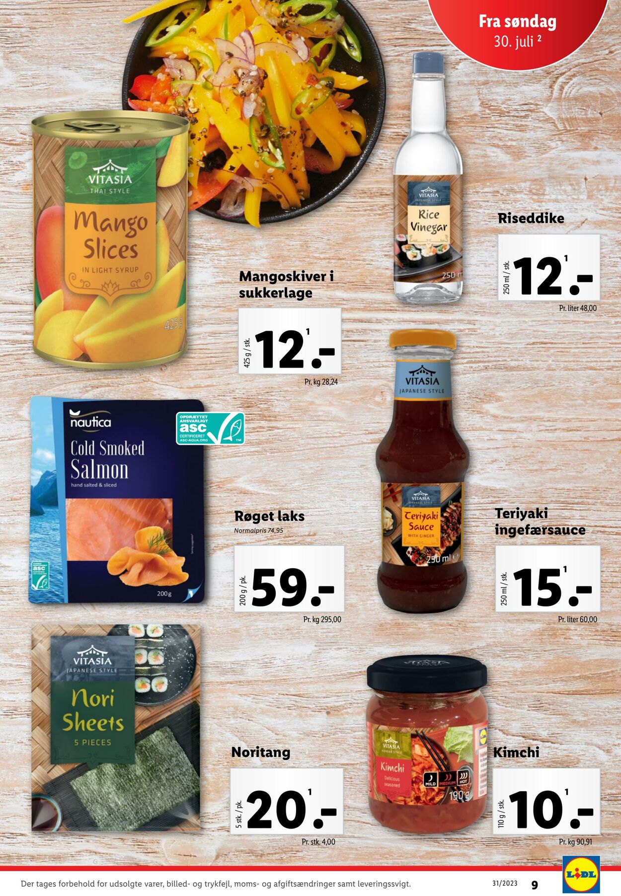 Tilbud Lidl 29.07.2023 - 05.08.2023