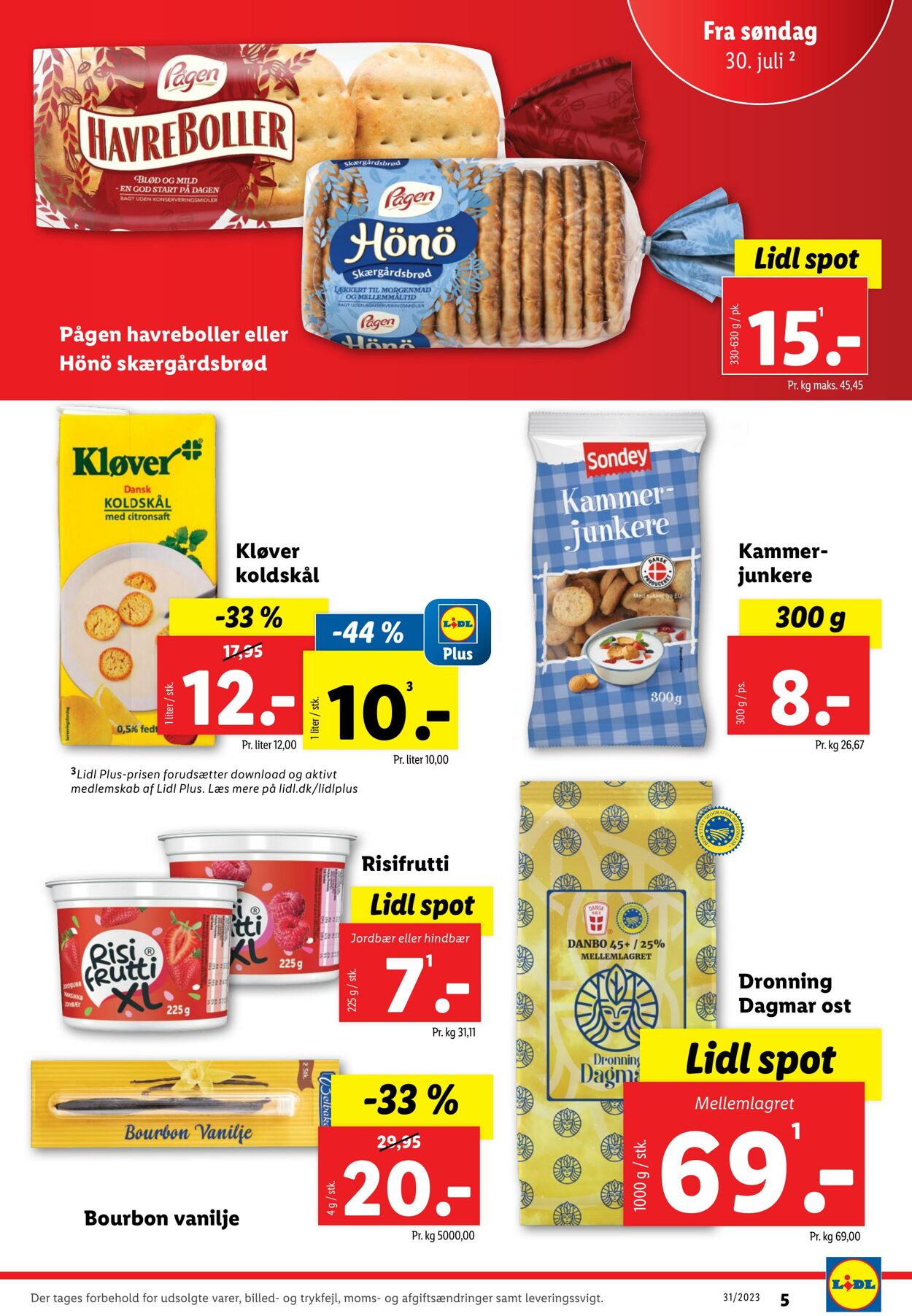 Tilbud Lidl 29.07.2023 - 05.08.2023