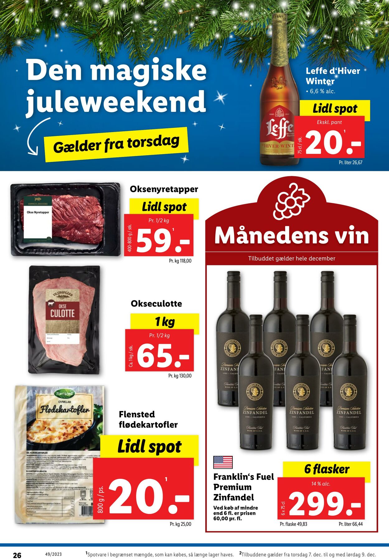 Tilbud Lidl 03.12.2023 - 09.12.2023