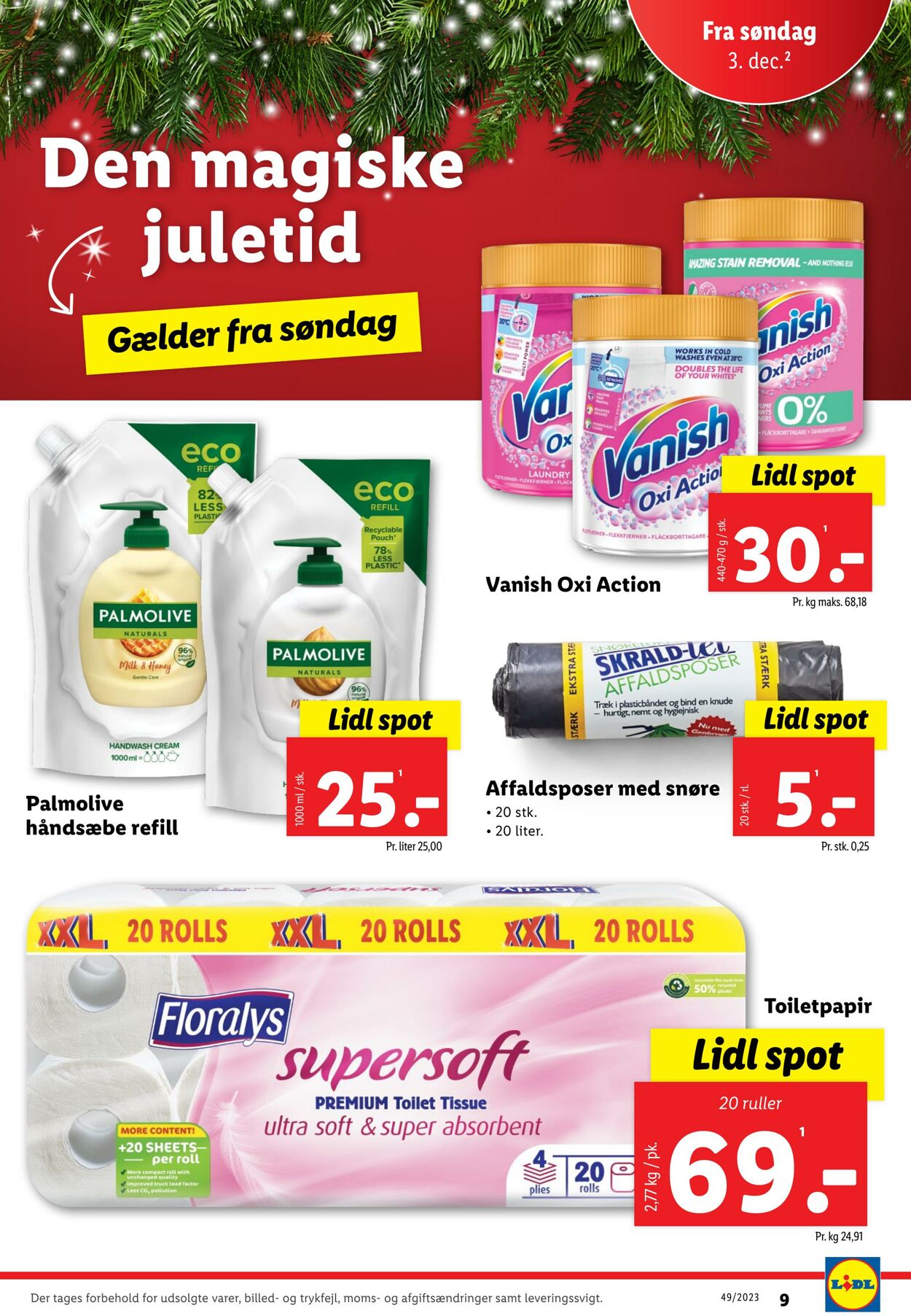 Tilbud Lidl 03.12.2023 - 09.12.2023