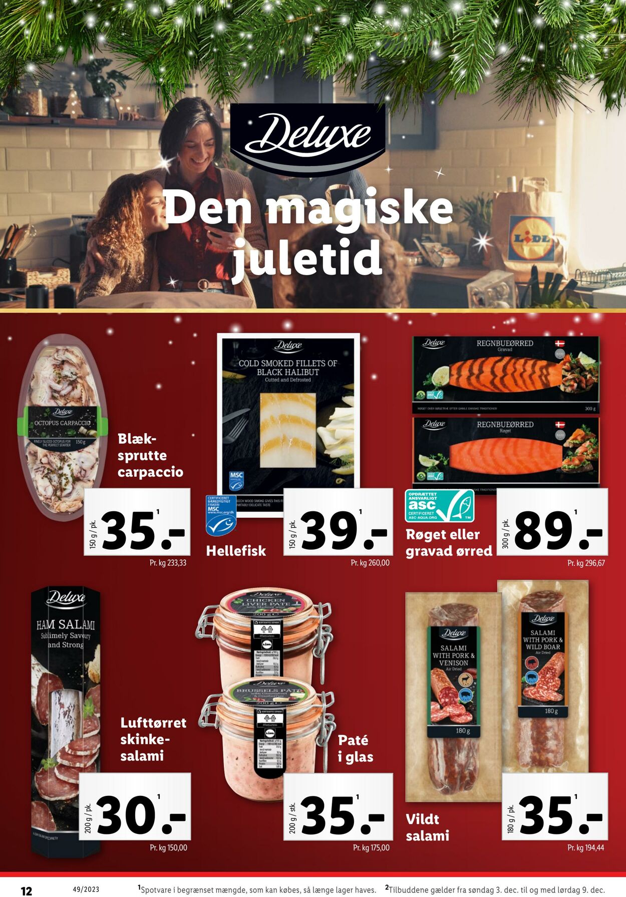 Tilbud Lidl 03.12.2023 - 09.12.2023