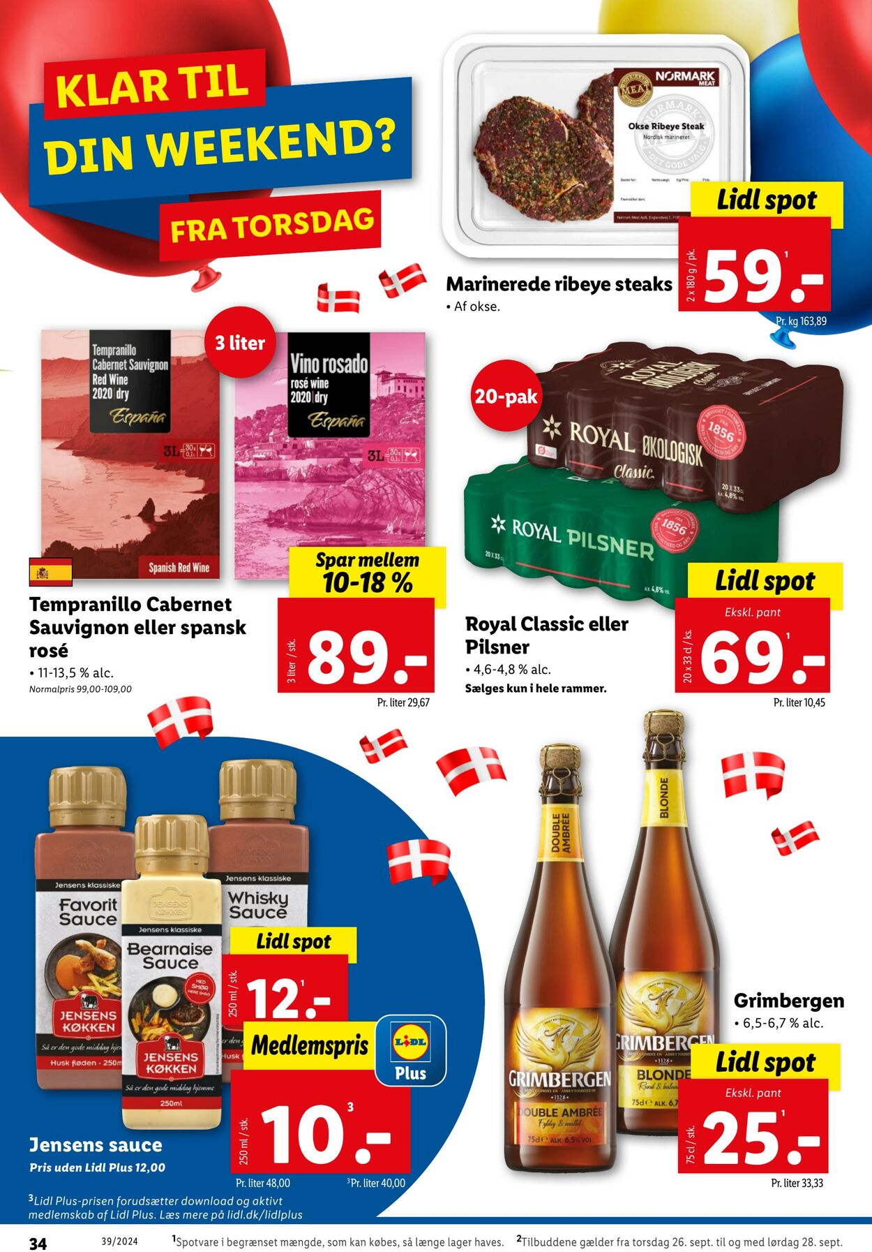 Tilbud Lidl 21.09.2024 - 28.09.2024