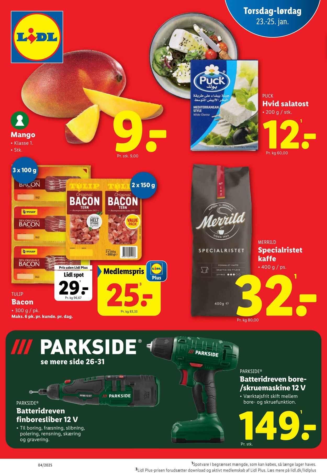 Tilbud Lidl 18.01.2025 - 25.01.2025