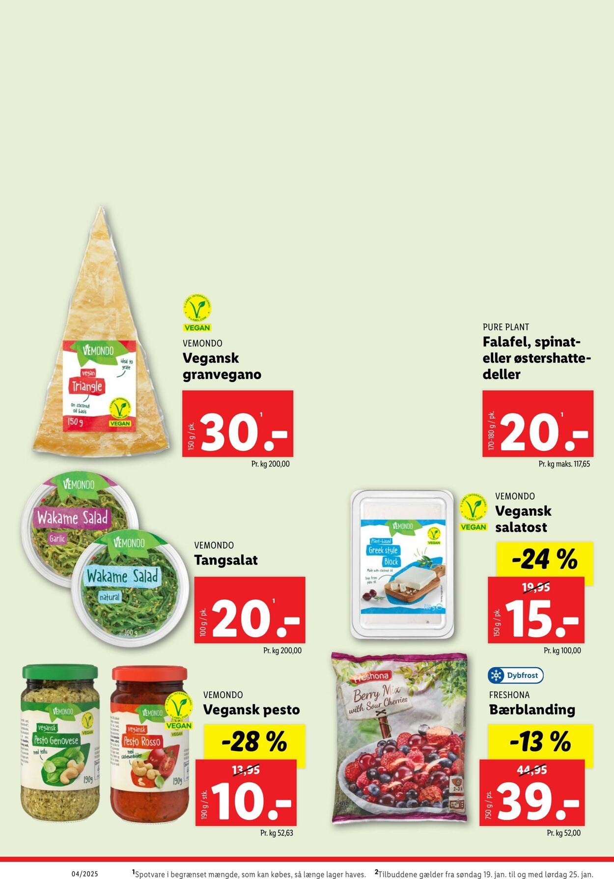 Tilbud Lidl 18.01.2025 - 25.01.2025