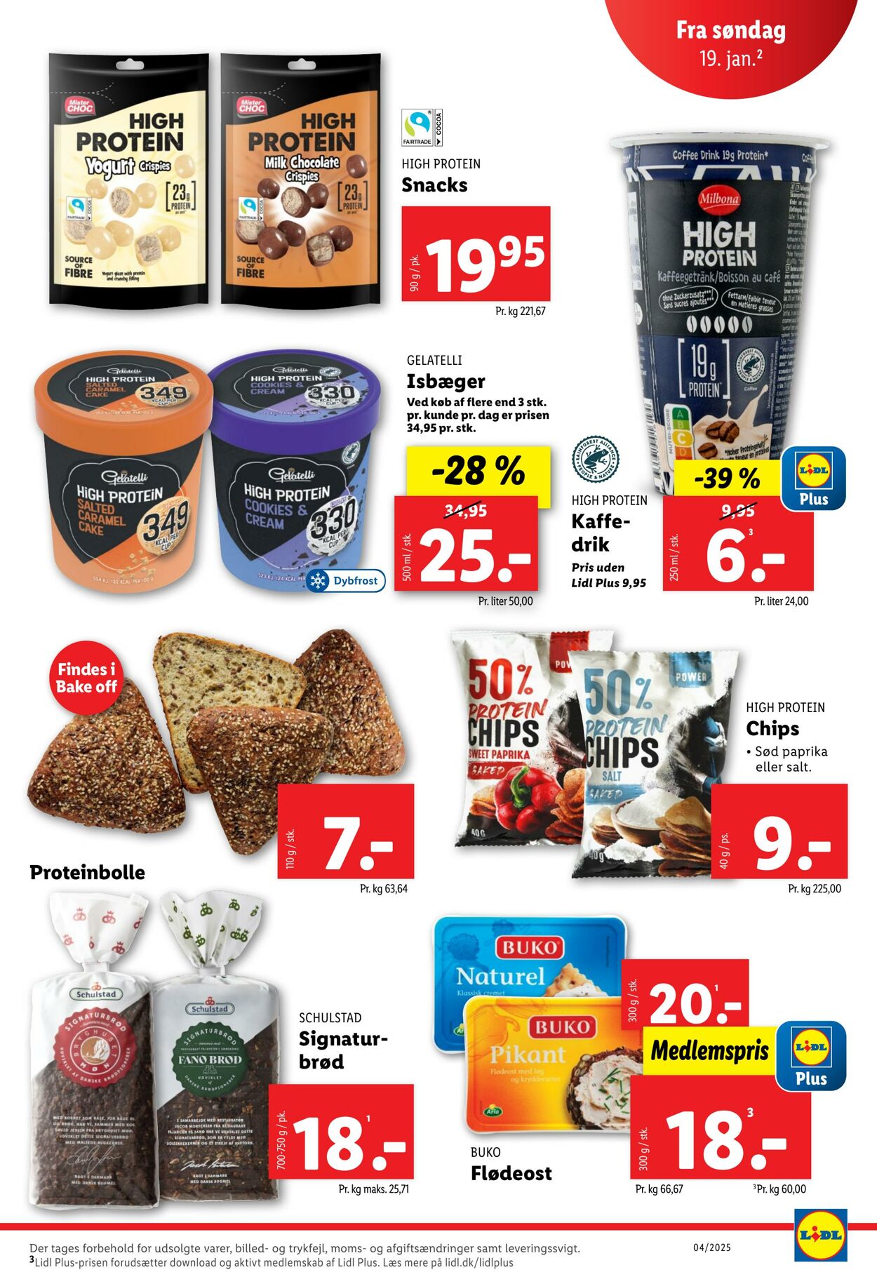 Tilbud Lidl 18.01.2025 - 25.01.2025