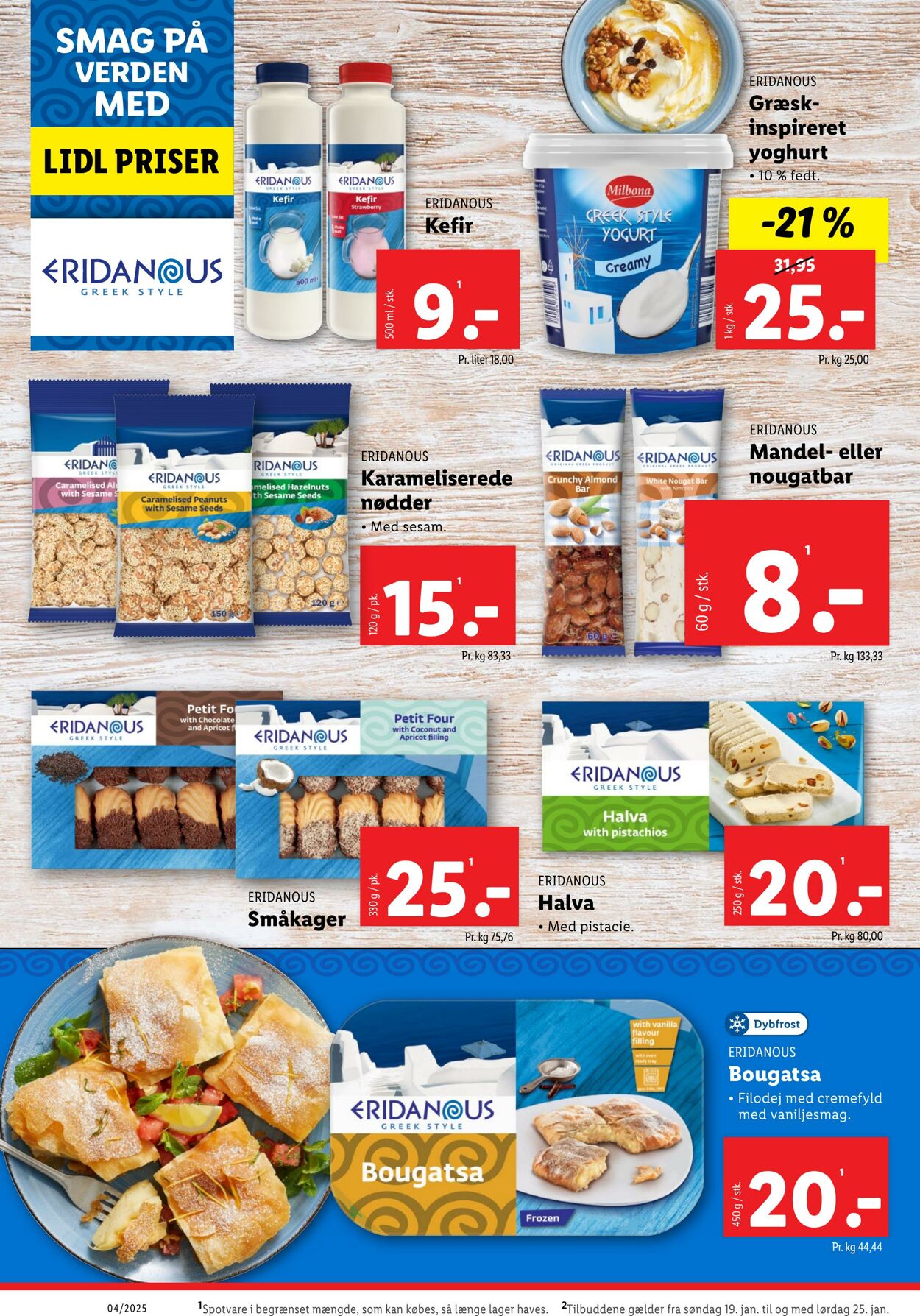 Tilbud Lidl 18.01.2025 - 25.01.2025