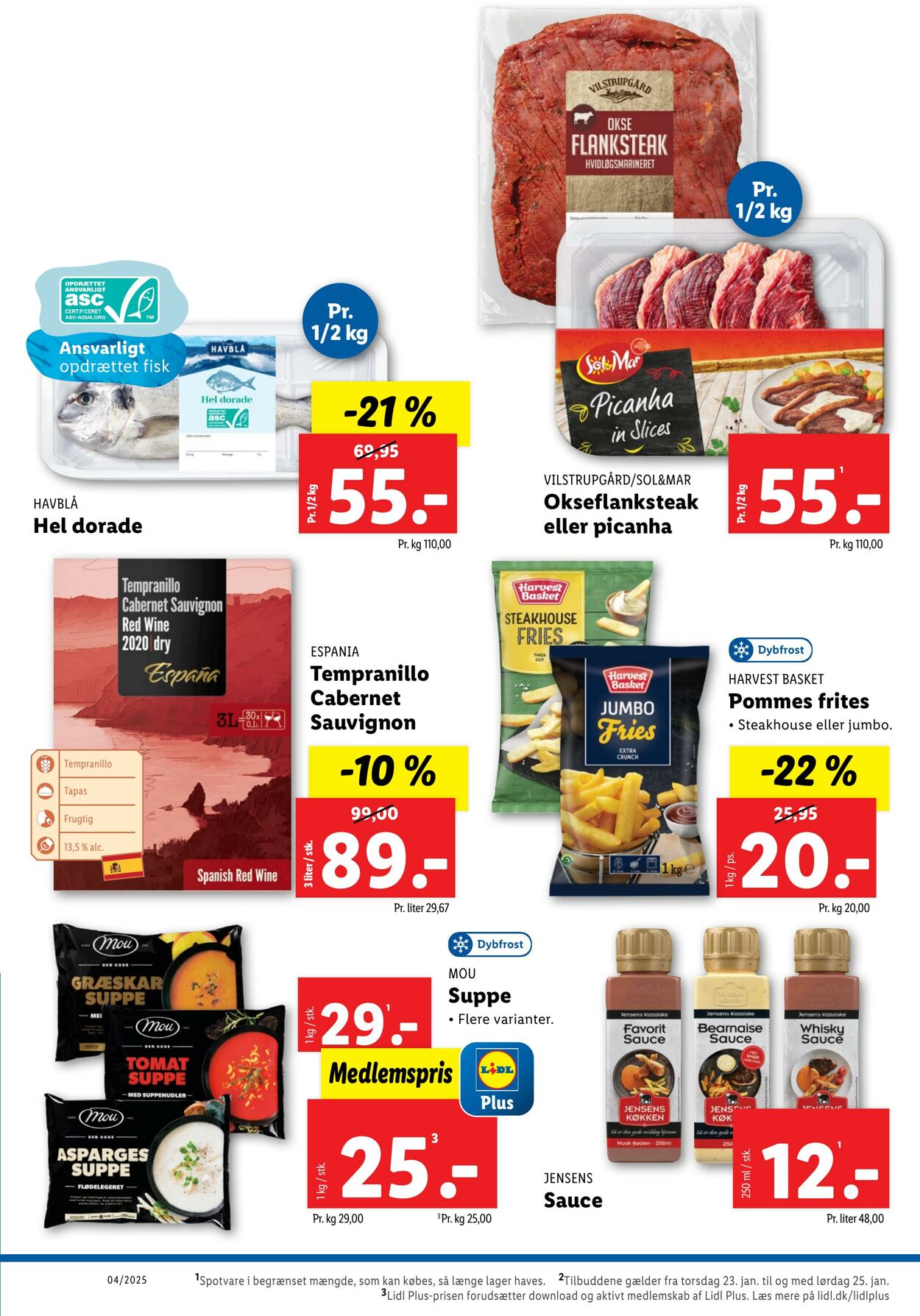 Tilbud Lidl 18.01.2025 - 25.01.2025