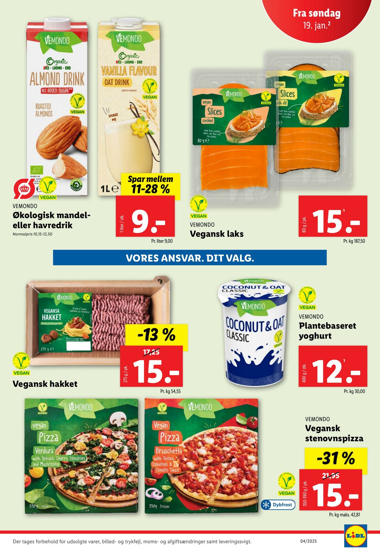 Tilbud Lidl 18.01.2025 - 25.01.2025