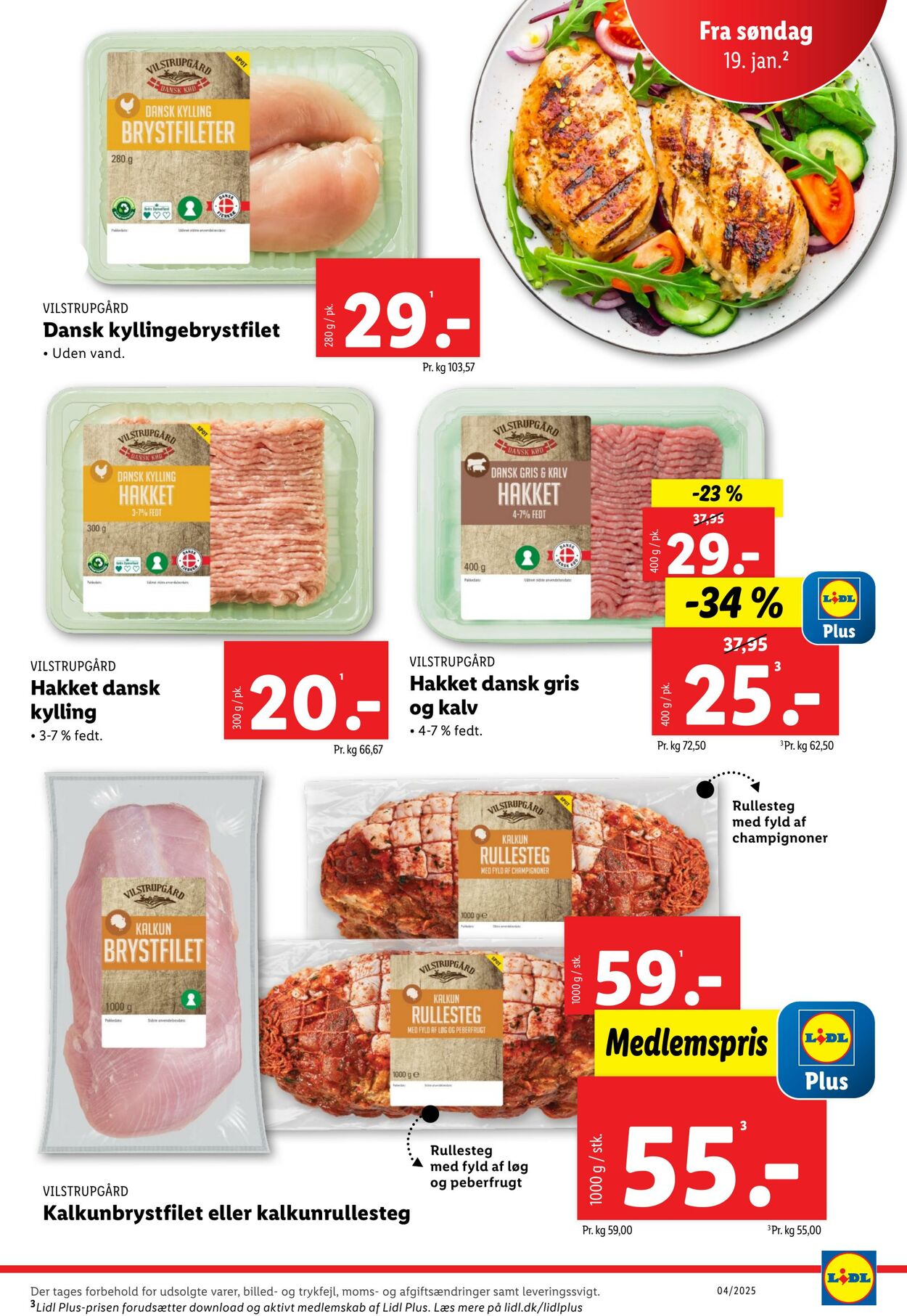 Tilbud Lidl 18.01.2025 - 25.01.2025