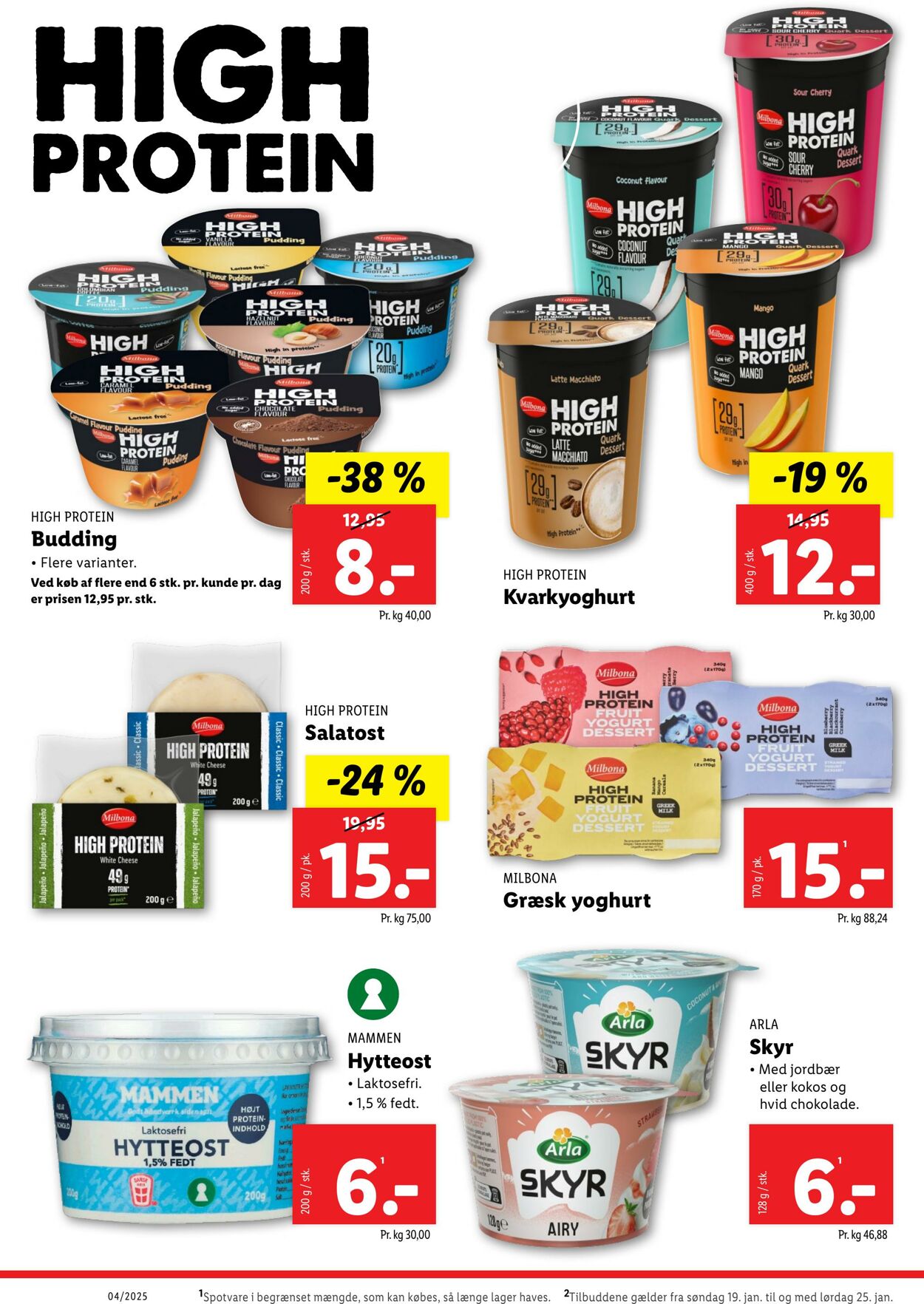 Tilbud Lidl 18.01.2025 - 25.01.2025