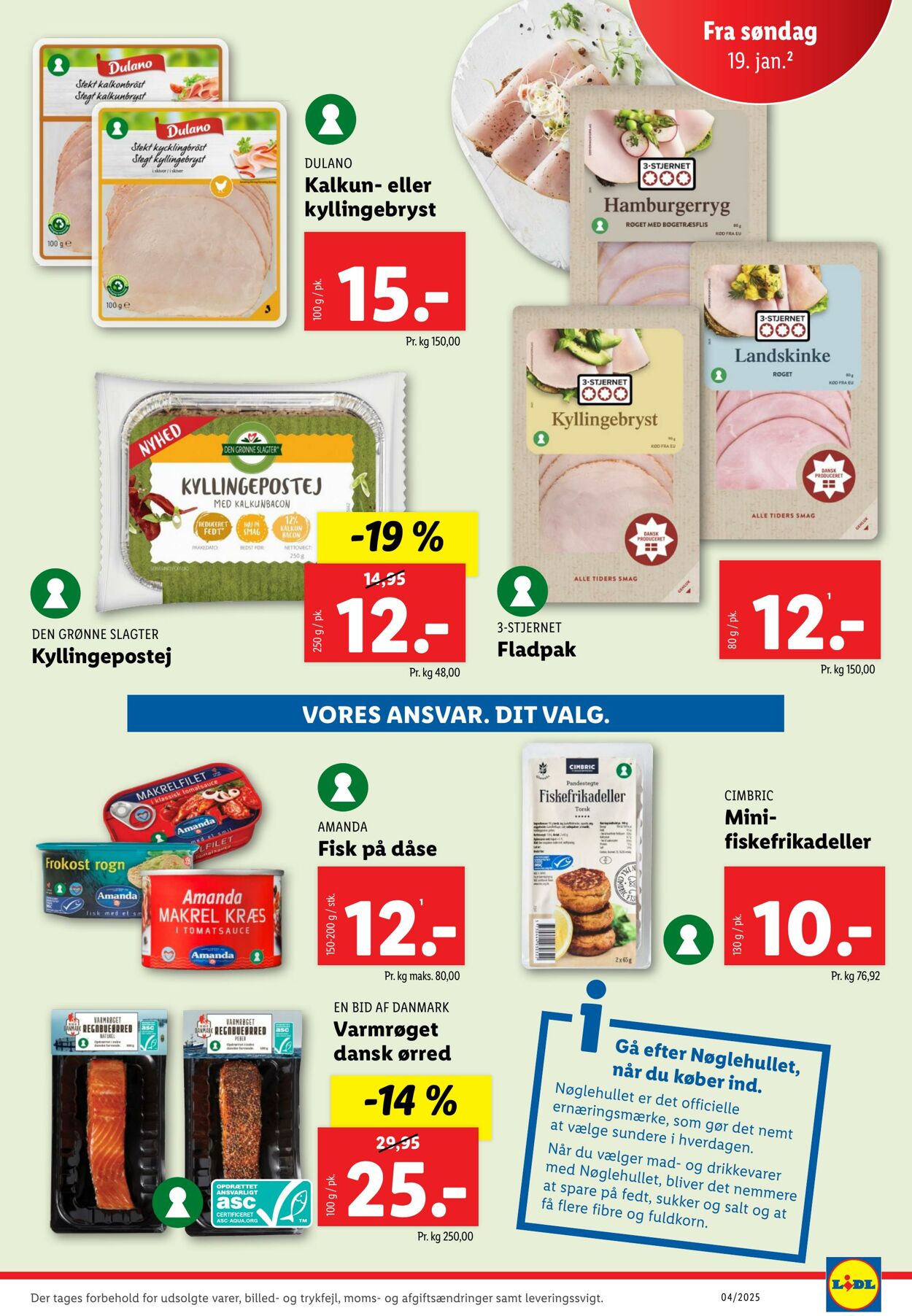 Tilbud Lidl 18.01.2025 - 25.01.2025