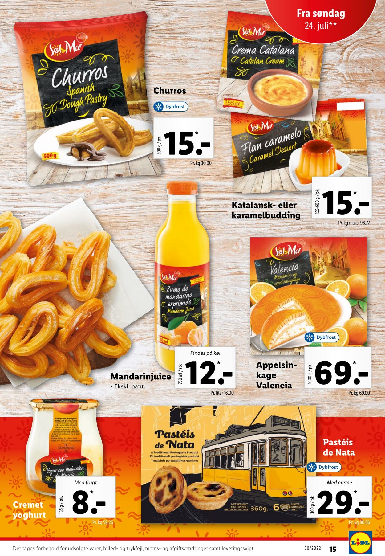 Tilbud Lidl 24.07.2022 - 30.07.2022