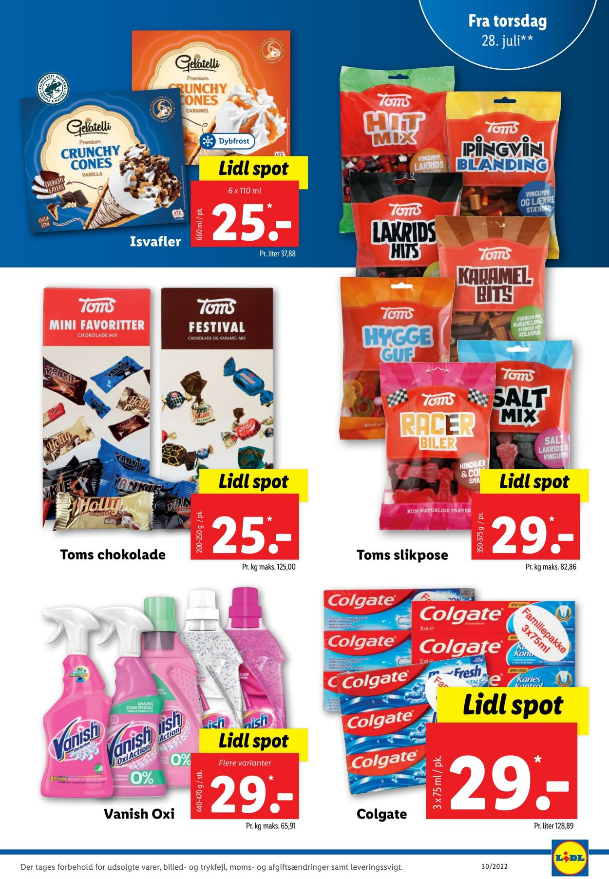 Tilbud Lidl 24.07.2022 - 30.07.2022