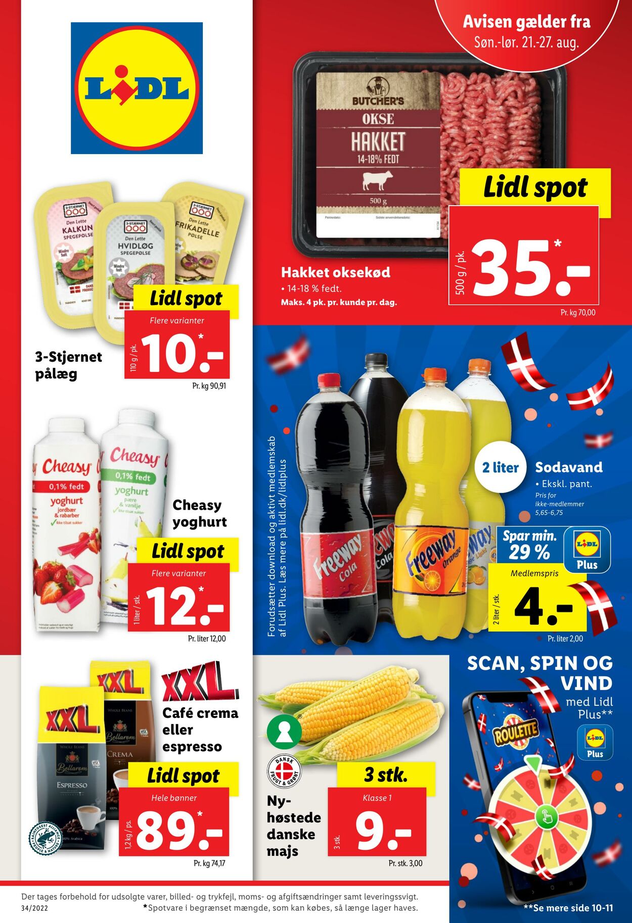 Tilbud Lidl 21.08.2022 - 27.08.2022