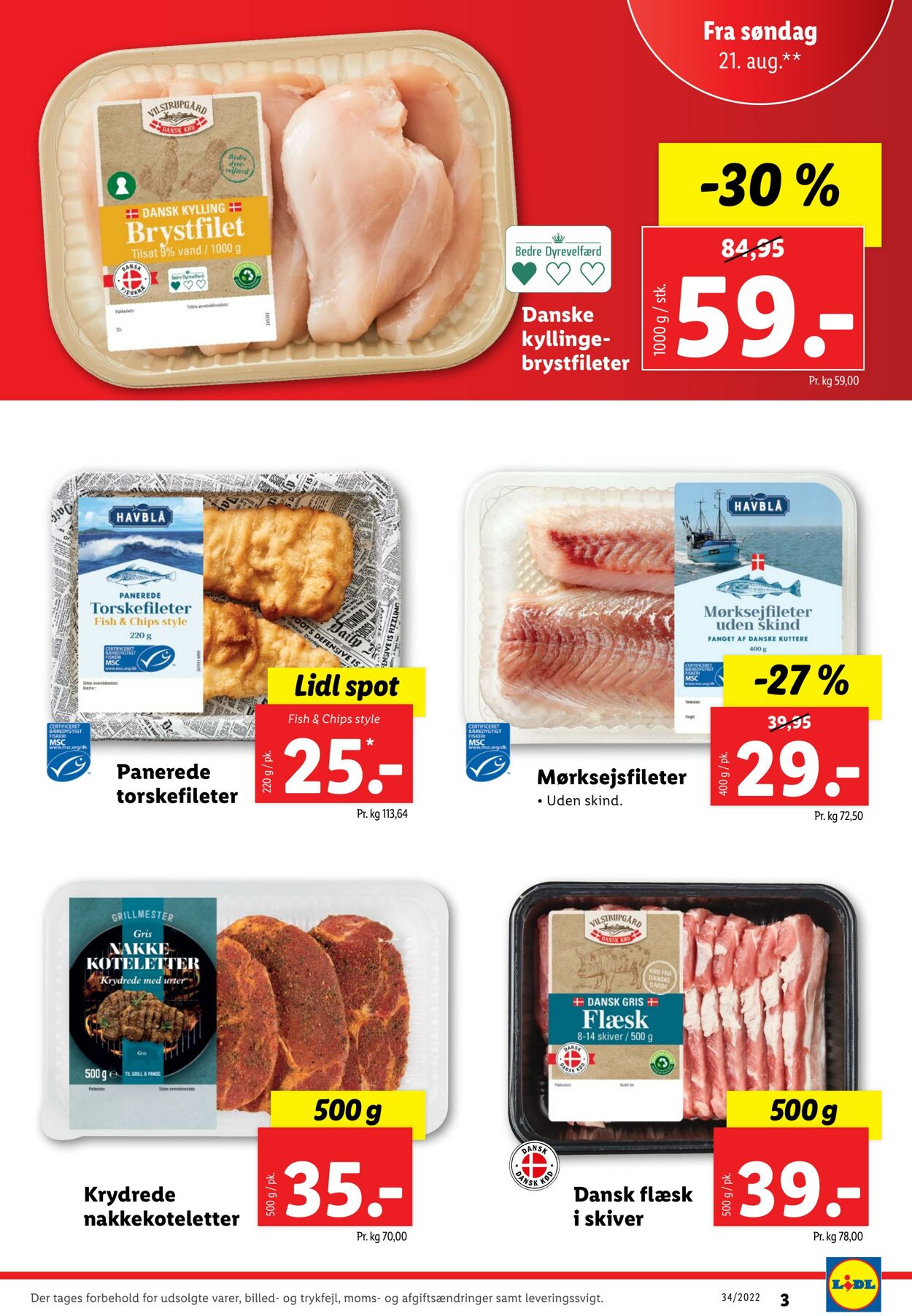 Tilbud Lidl 21.08.2022 - 27.08.2022