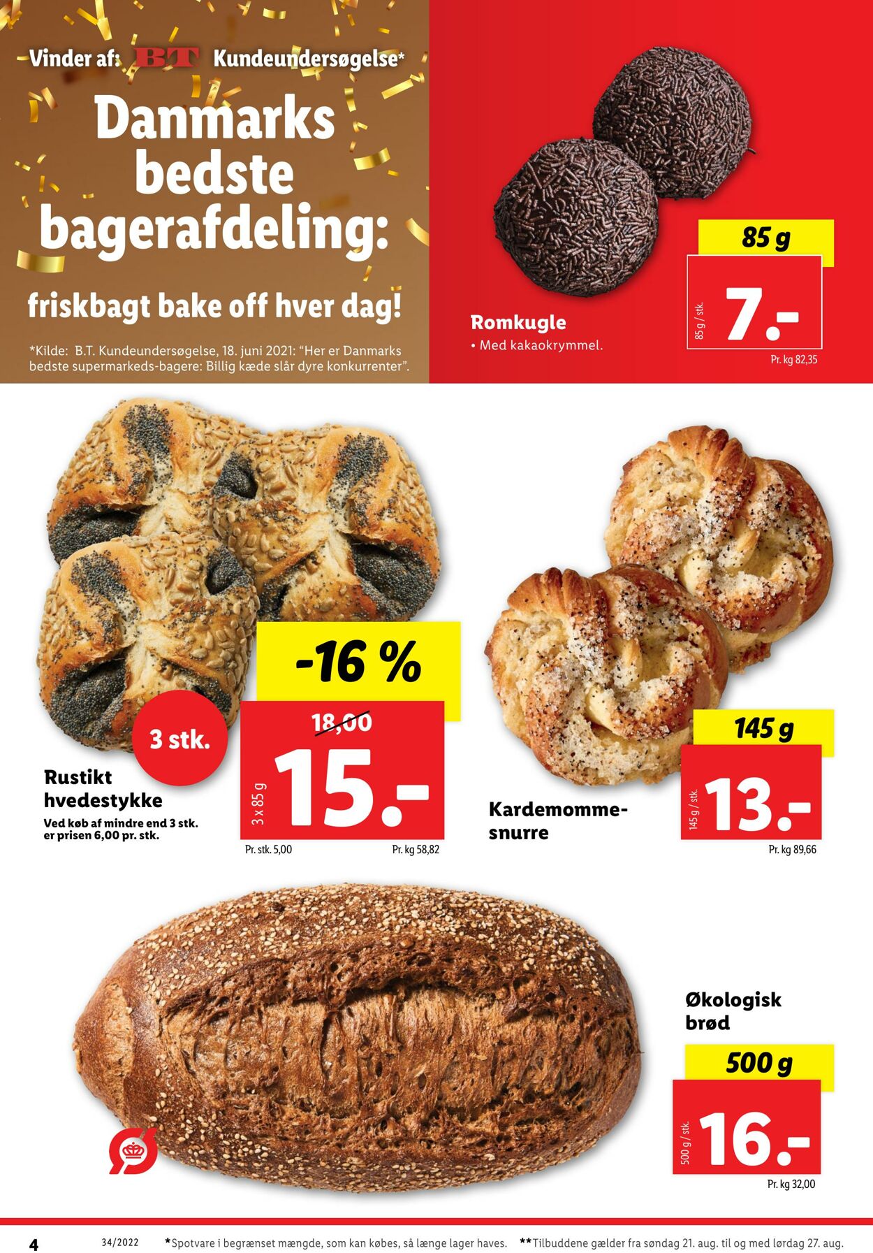 Tilbud Lidl 21.08.2022 - 27.08.2022