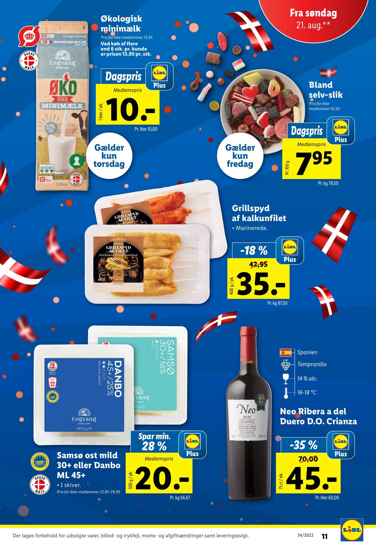 Tilbud Lidl 21.08.2022 - 27.08.2022