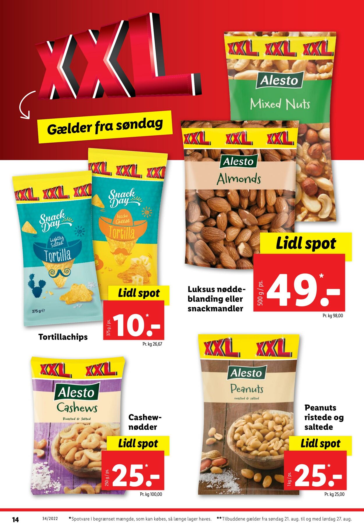 Tilbud Lidl 21.08.2022 - 27.08.2022