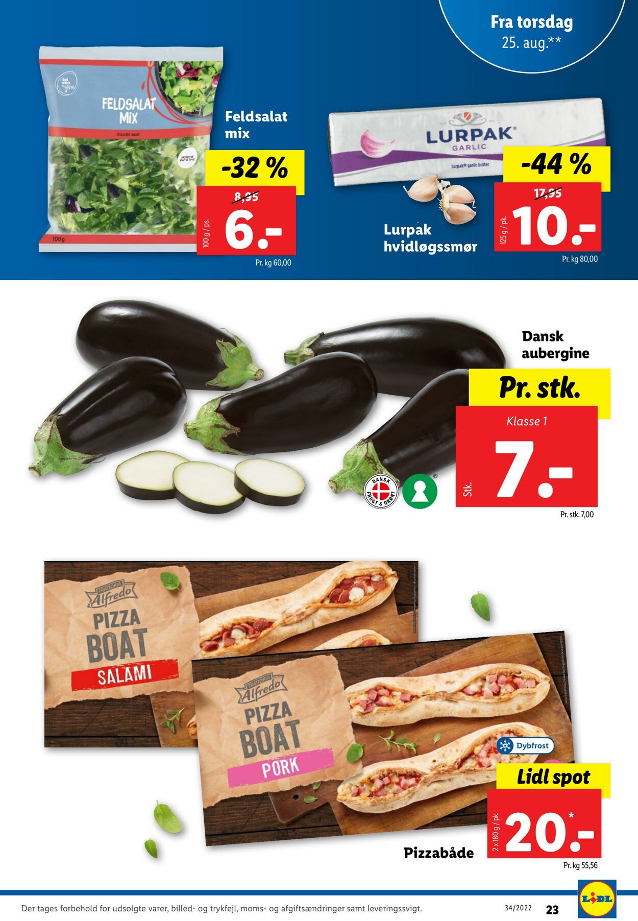 Tilbud Lidl 21.08.2022 - 27.08.2022