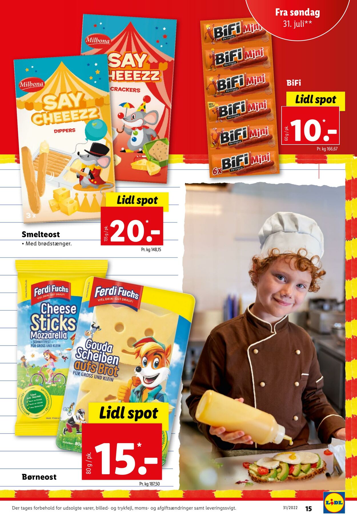 Tilbud Lidl 31.07.2022 - 06.08.2022