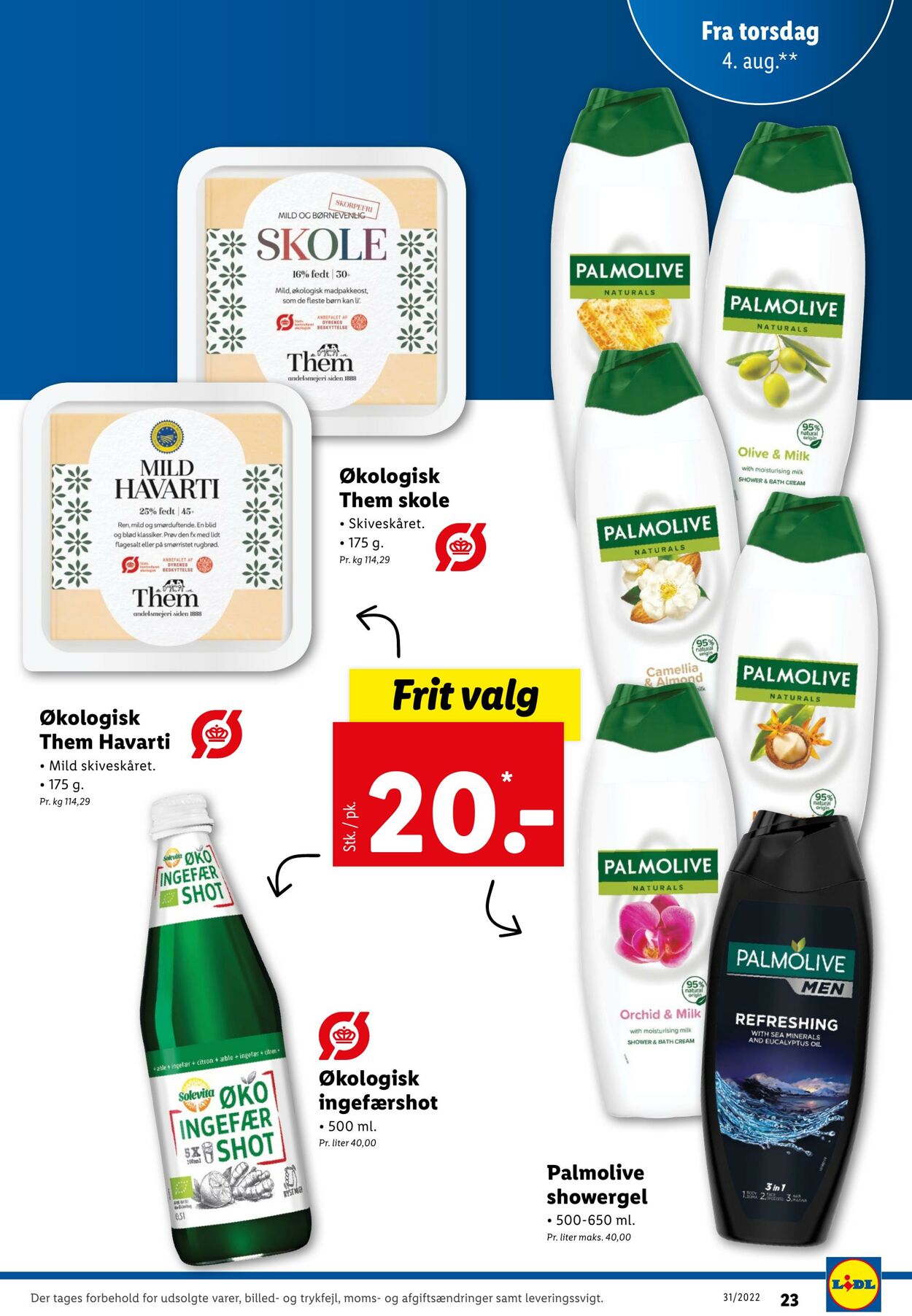 Tilbud Lidl 31.07.2022 - 06.08.2022