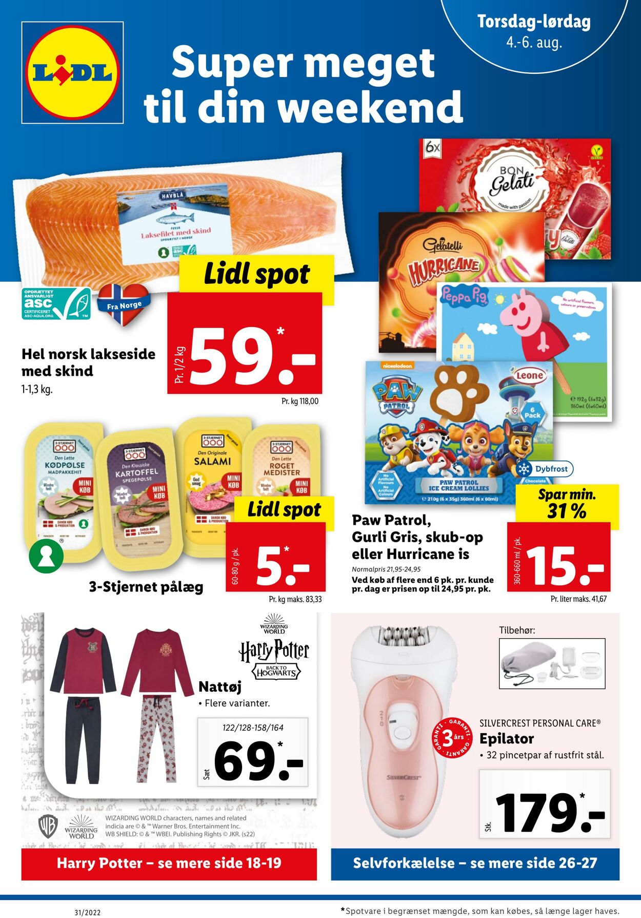 Tilbud Lidl 31.07.2022 - 06.08.2022