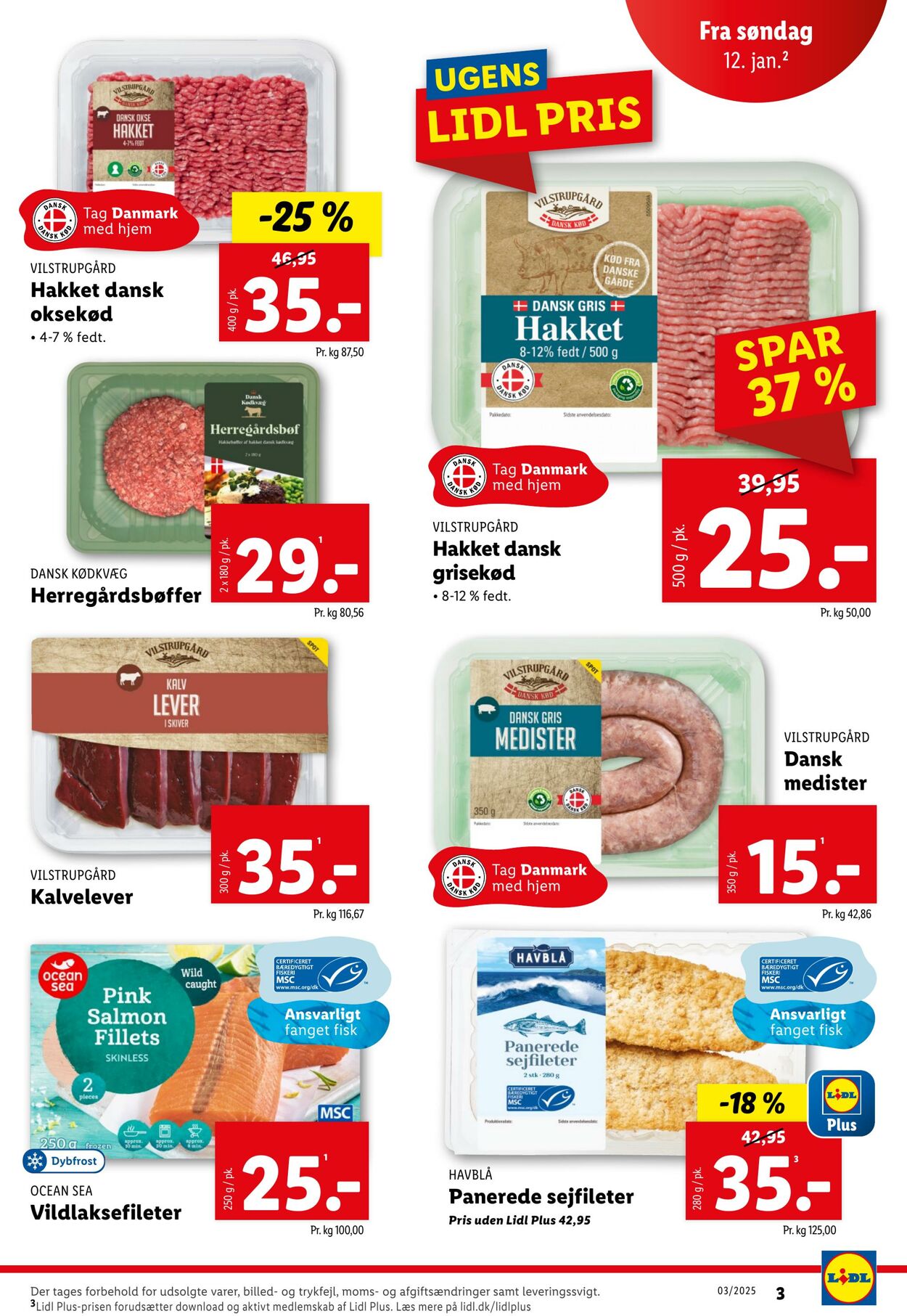 Tilbud Lidl 11.01.2025 - 18.01.2025