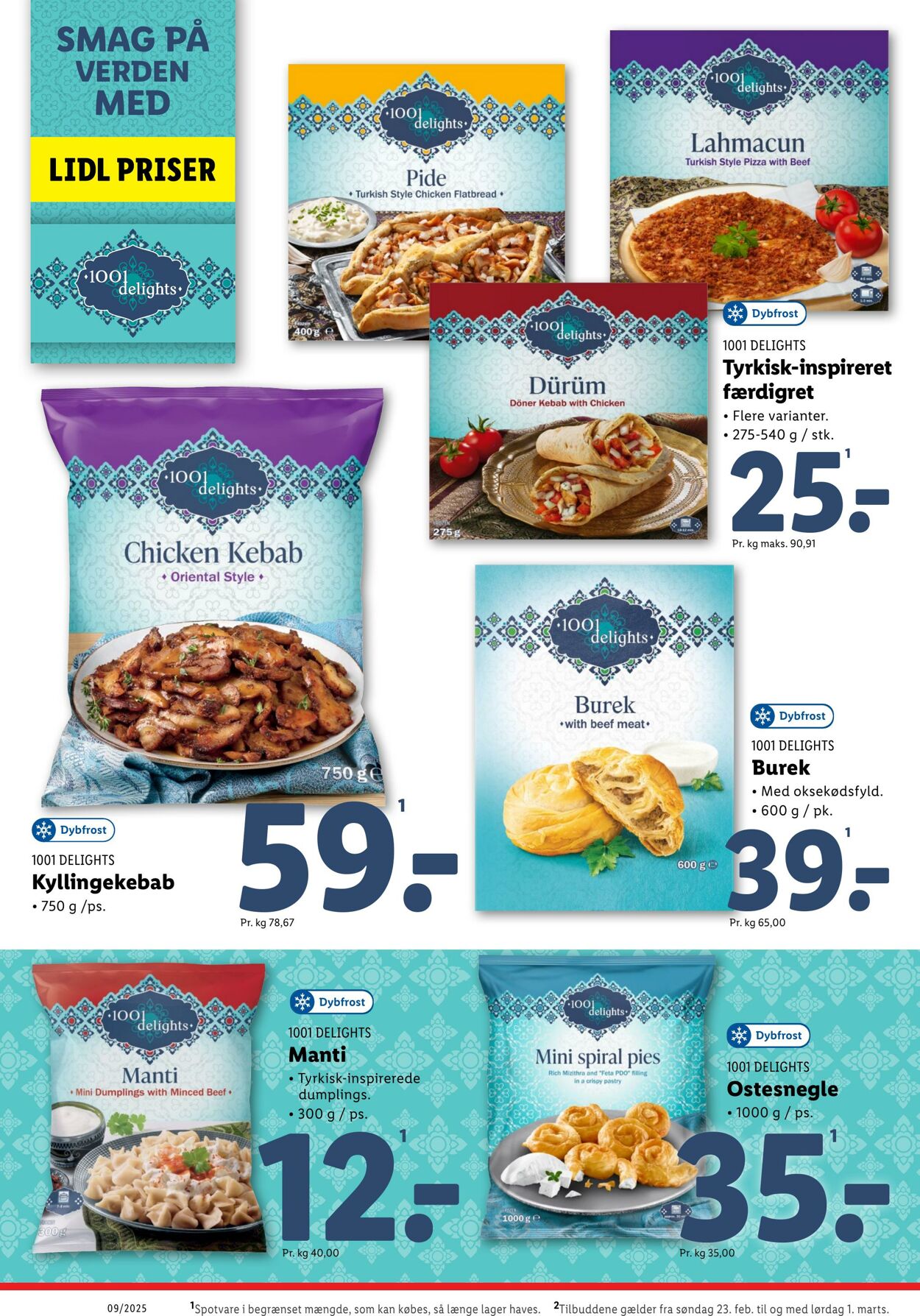 Tilbud Lidl 22.02.2025 - 01.03.2025