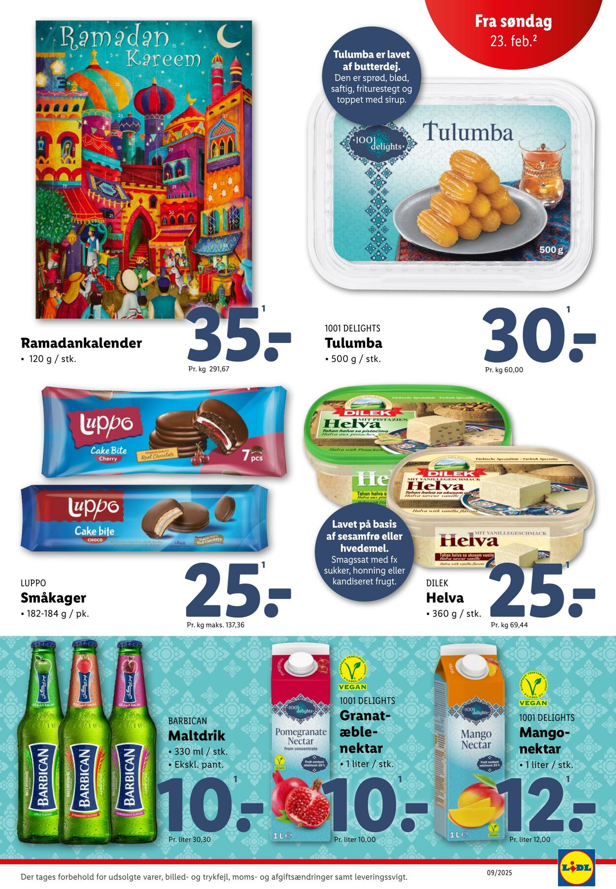 Tilbud Lidl 22.02.2025 - 01.03.2025