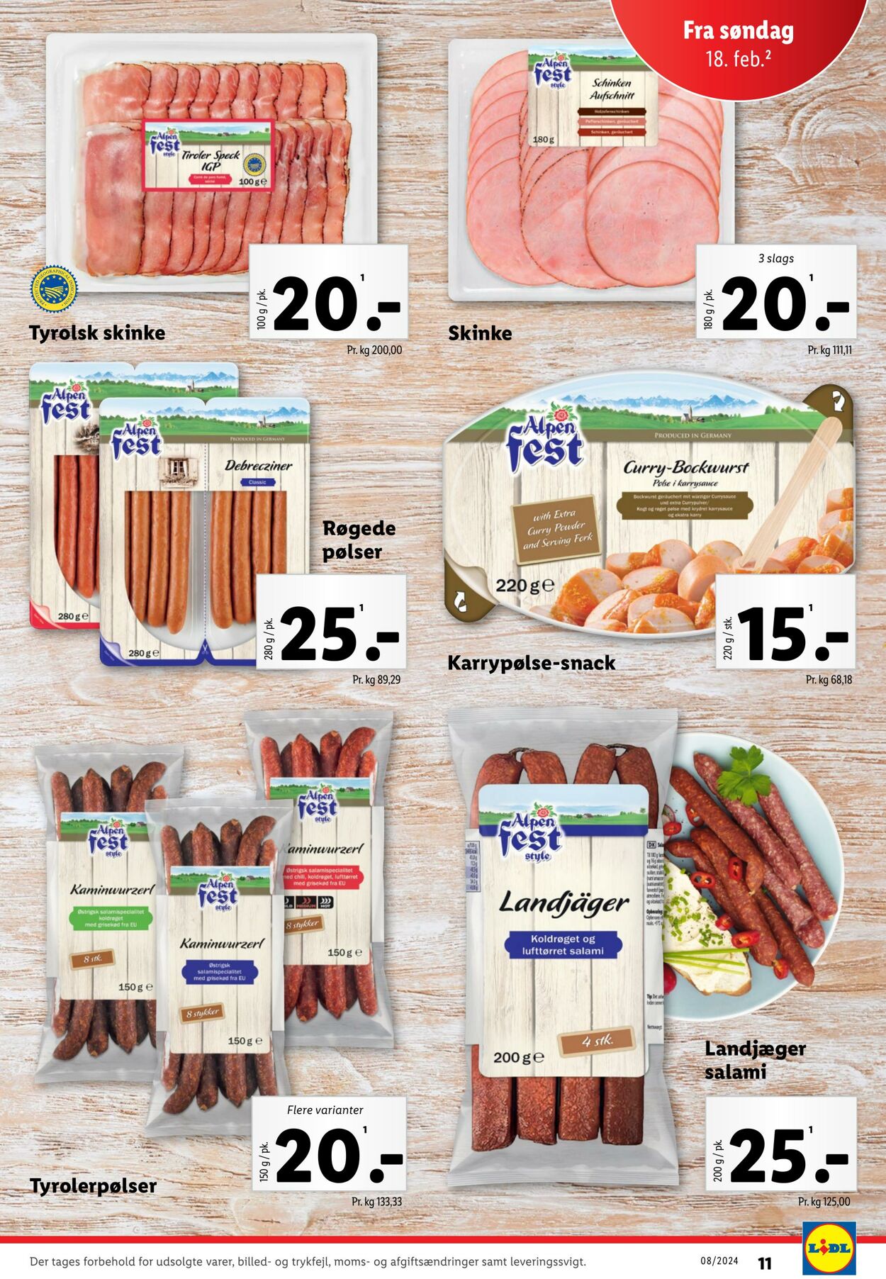 Tilbud Lidl 18.02.2024 - 24.02.2024