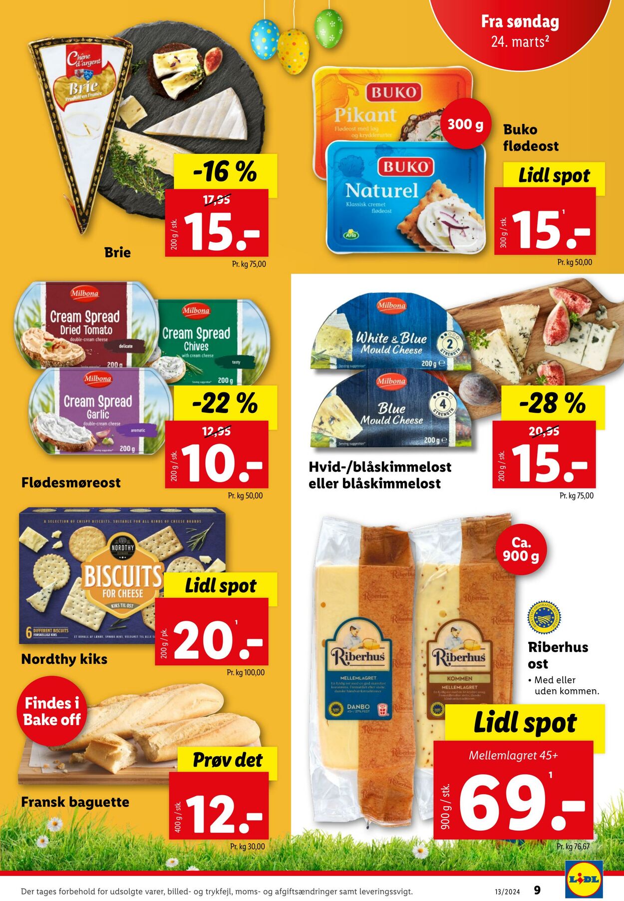 Tilbud Lidl 24.03.2024 - 01.04.2024