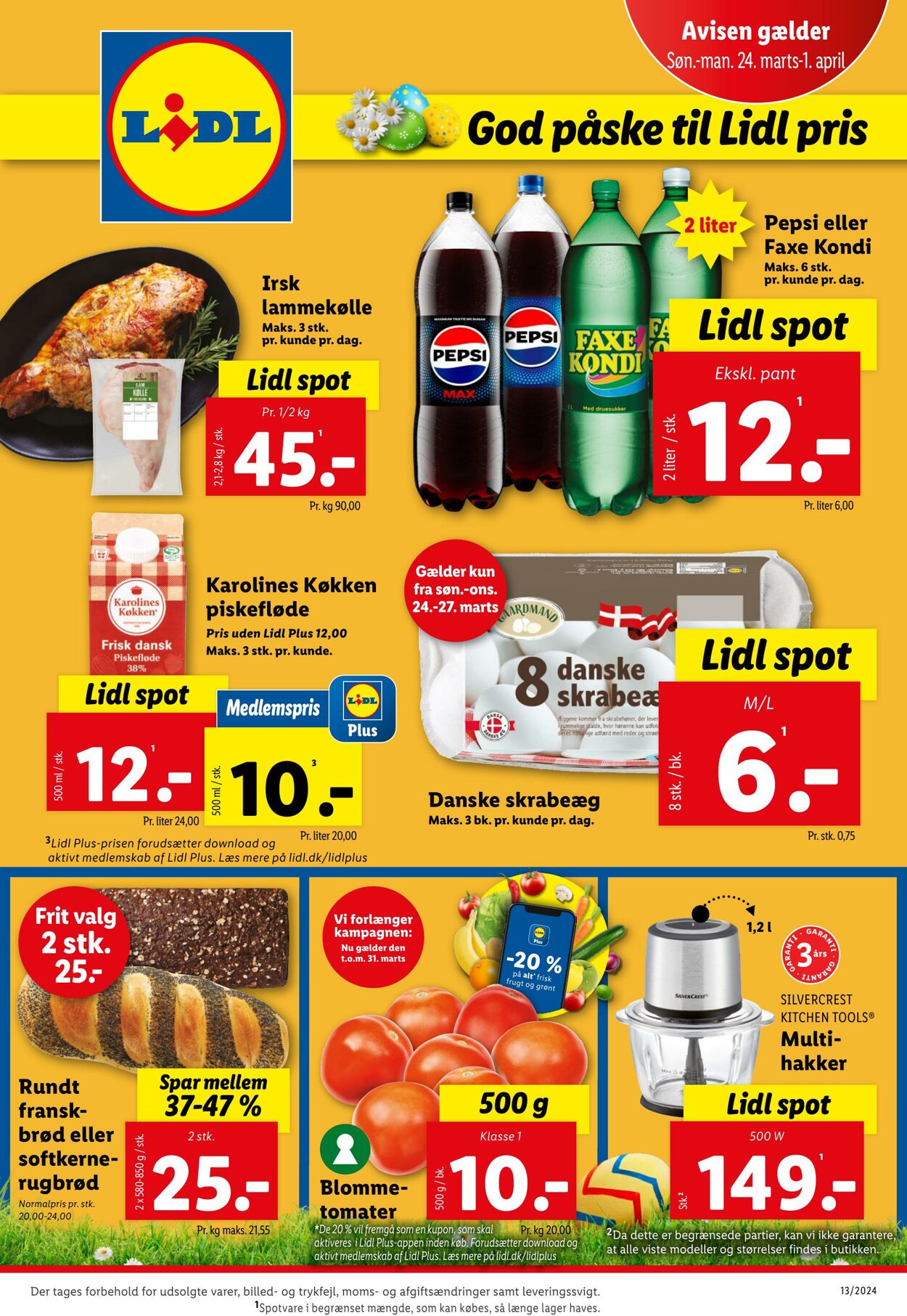 Tilbud Lidl 24.03.2024 - 01.04.2024