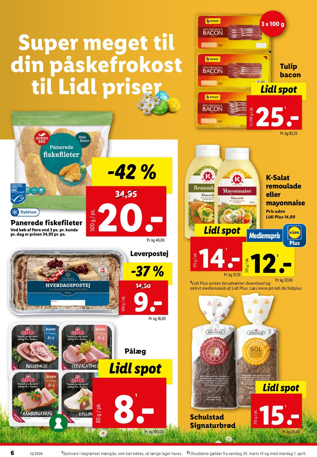 Tilbud Lidl 24.03.2024 - 01.04.2024